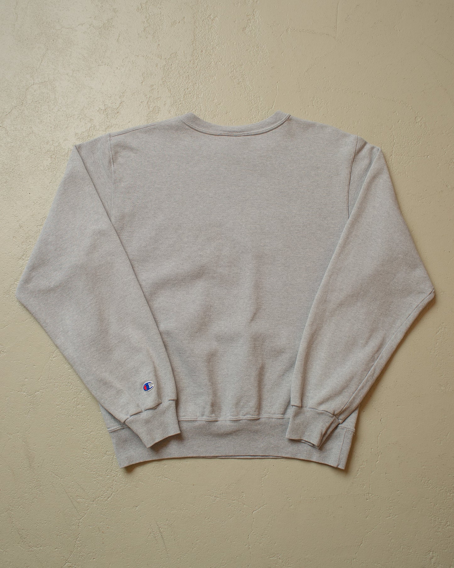 1990s Champion Spellout Sweatshirt grey - M/L