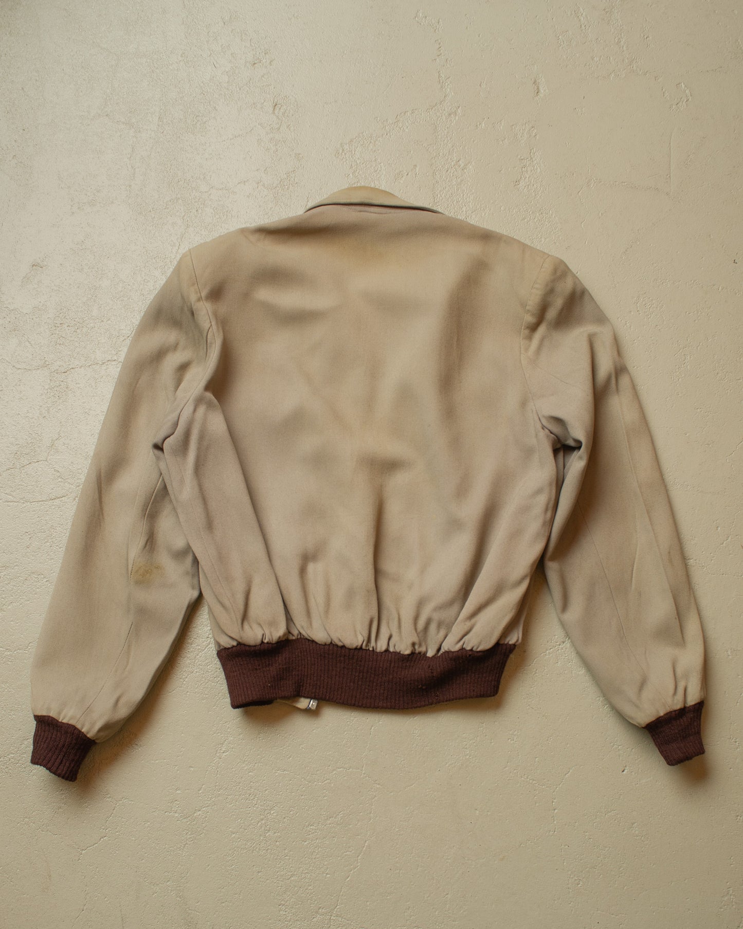 1930s German Gabardine Sports Jacket beige - S