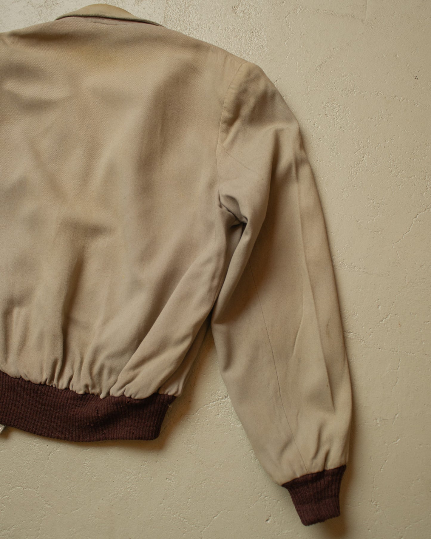 1930s German Gabardine Sports Jacket beige - S