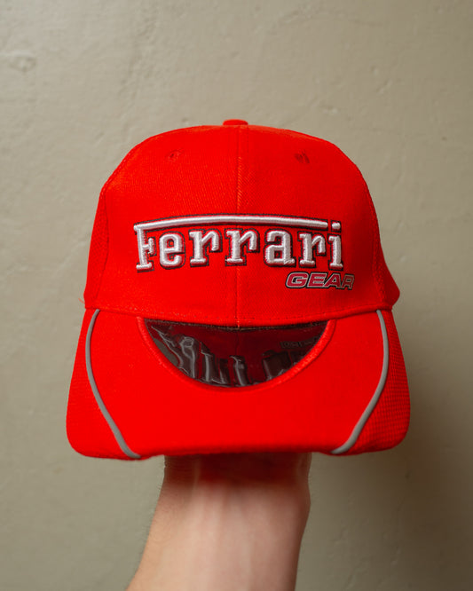 1990s Ferrari Gear Strapback red