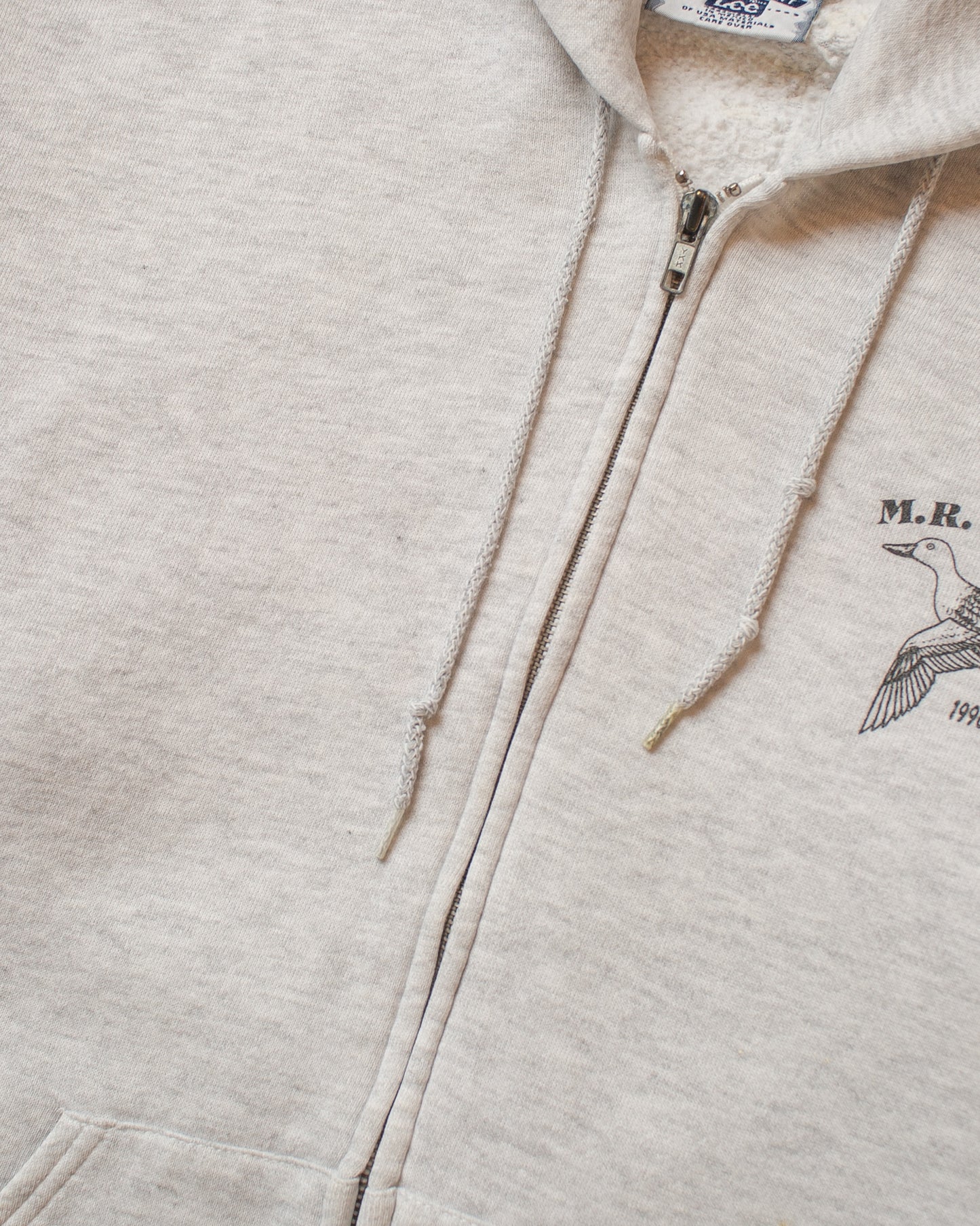 1996 M.R. Ducks Zip Hoodie grey - M/L