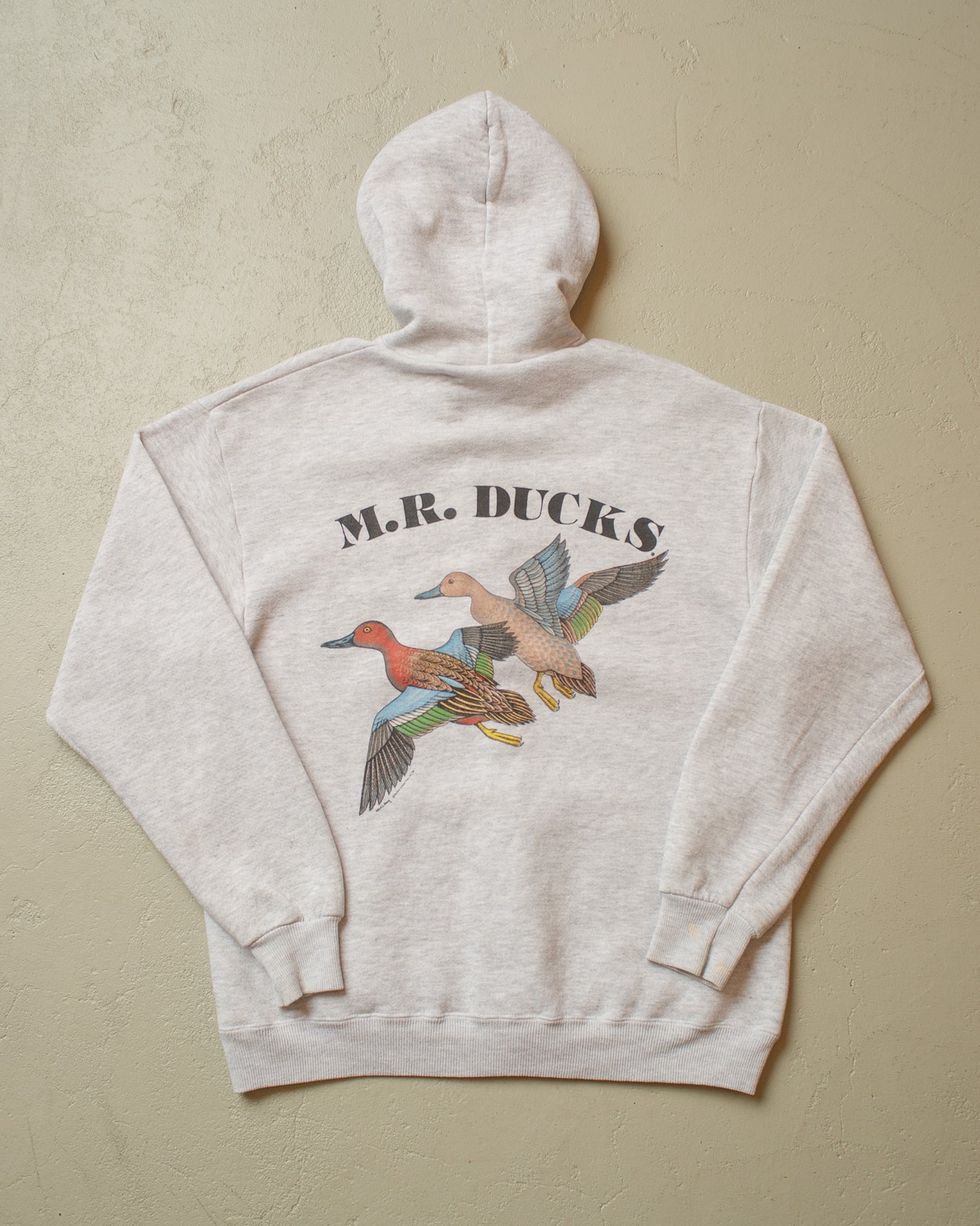 1996 M.R. Ducks Zip Hoodie grey - M/L