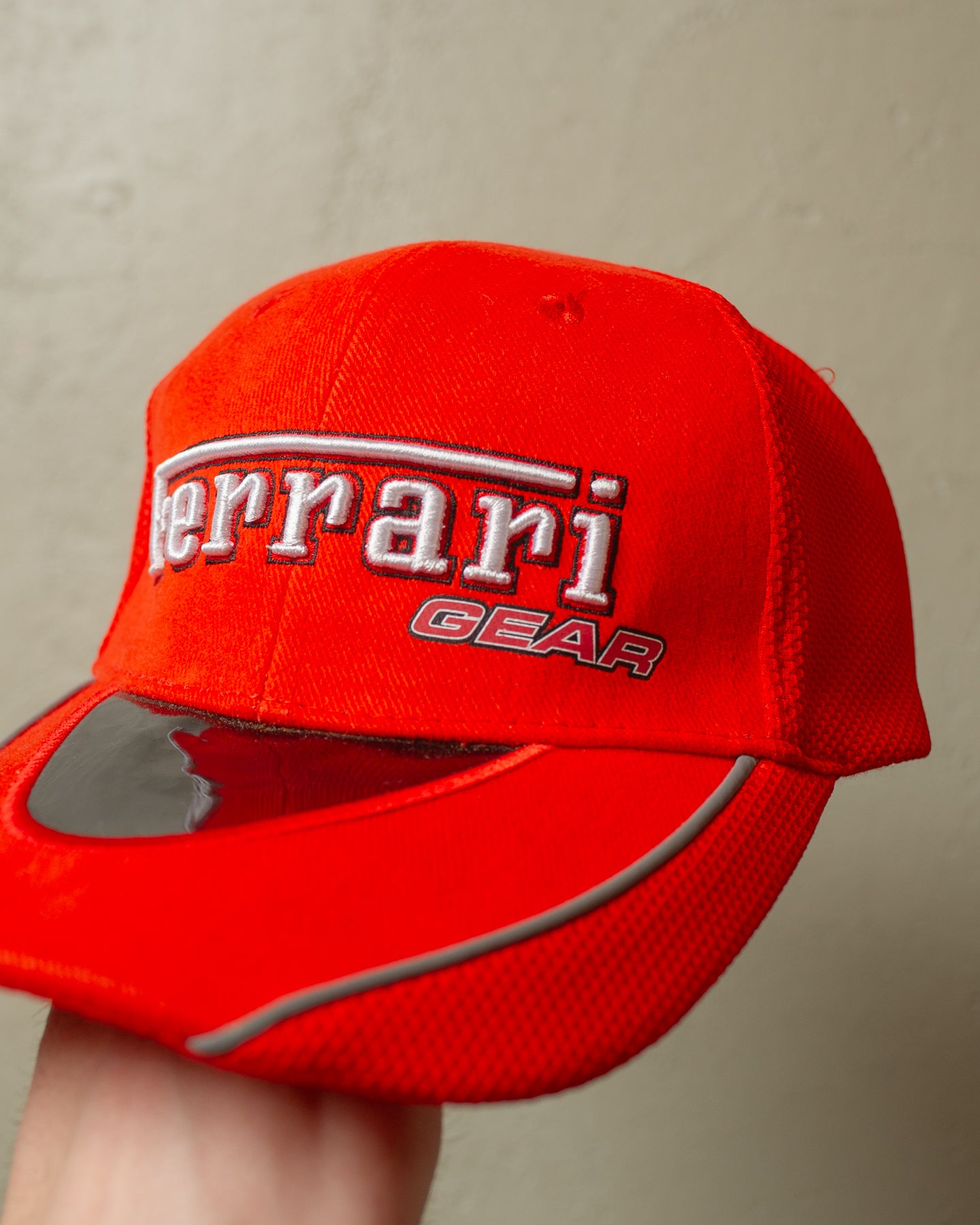 1990s Ferrari Gear Strapback red