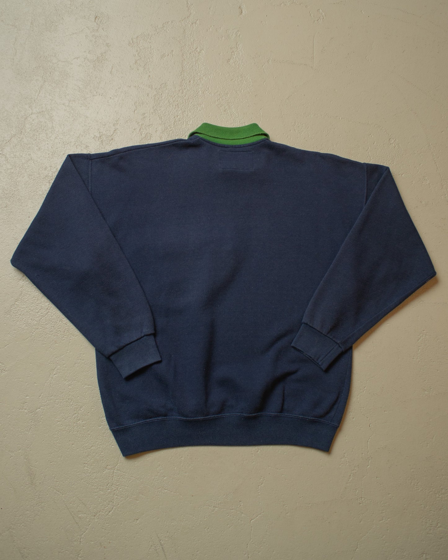 1980s/90s Levi´s Quarter Zip Sweatshirt navyblue - S/M