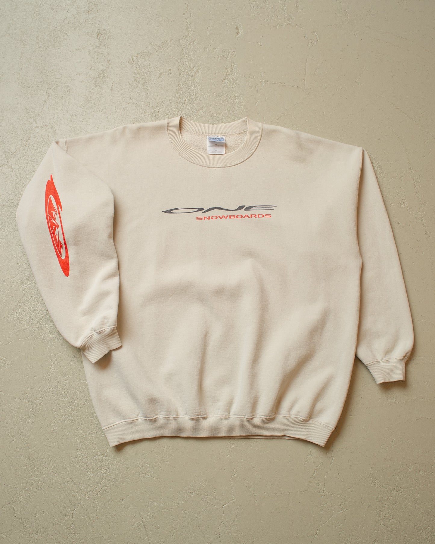 2000s One Snowboards Sweatshirt creme - XL