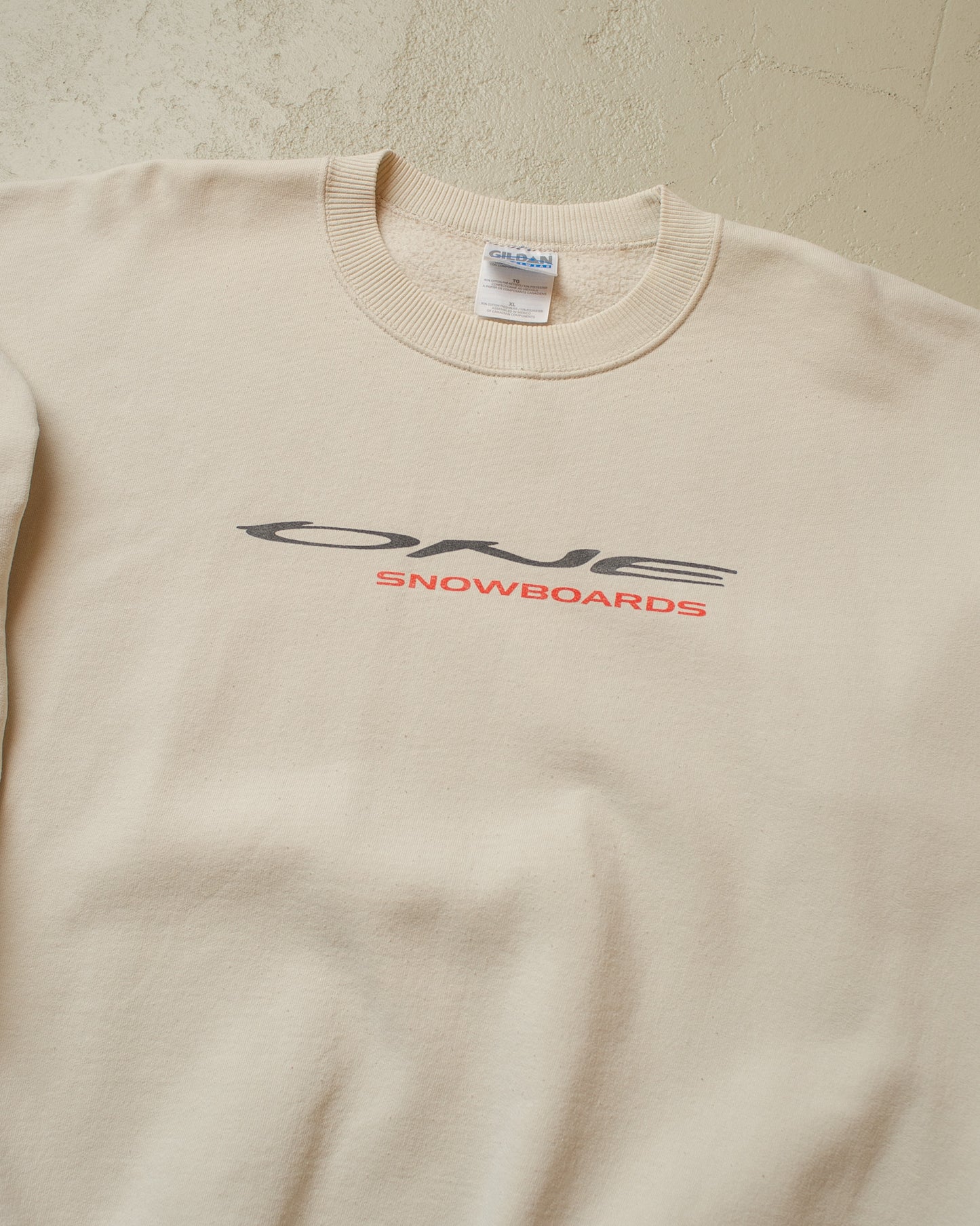 2000s One Snowboards Sweatshirt creme - XL