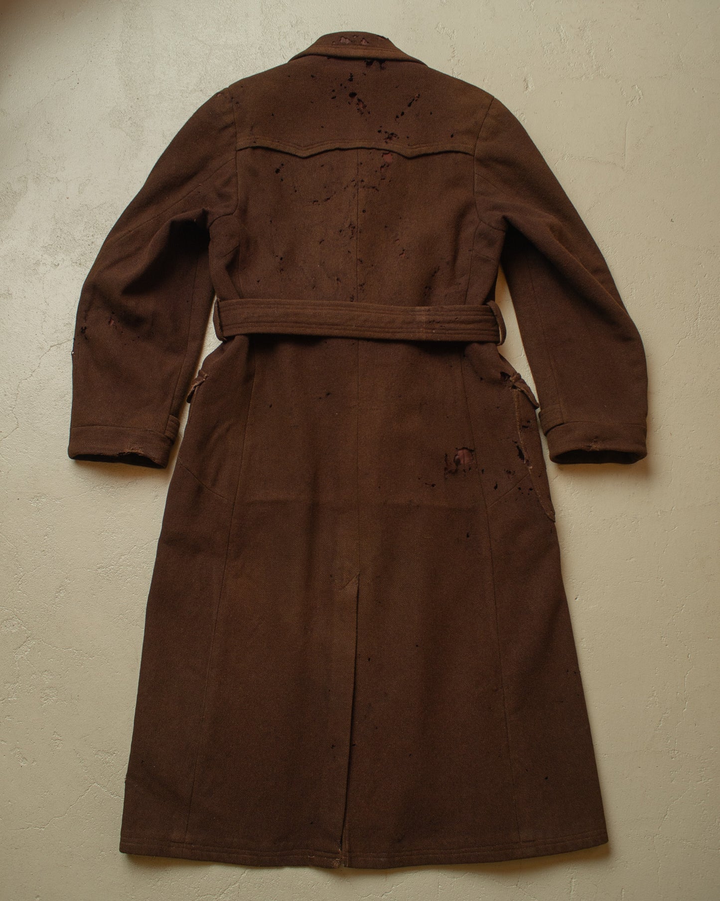 1930s damaged German Wool Sports Coat brown - M