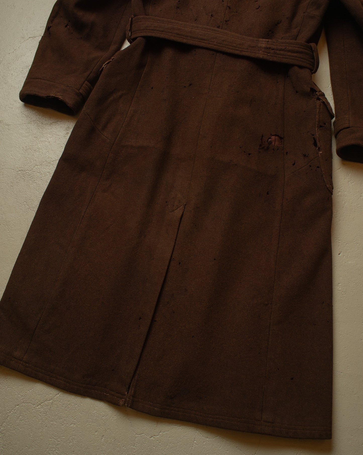 1930s damaged German Wool Sports Coat brown - M