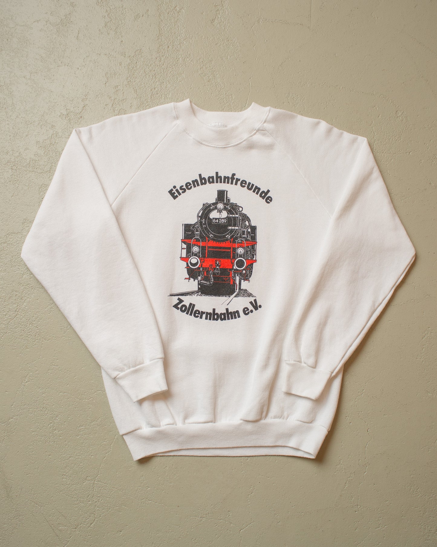 1990s Eisenbahnfreunde Sweatshirt white - S/M