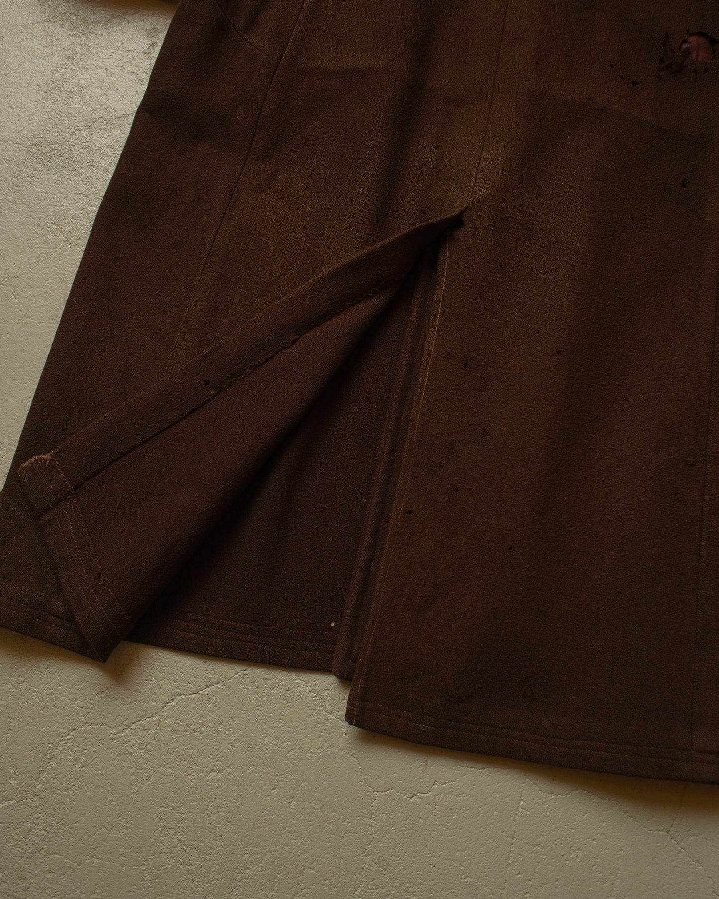 1930s damaged German Wool Sports Coat brown - M