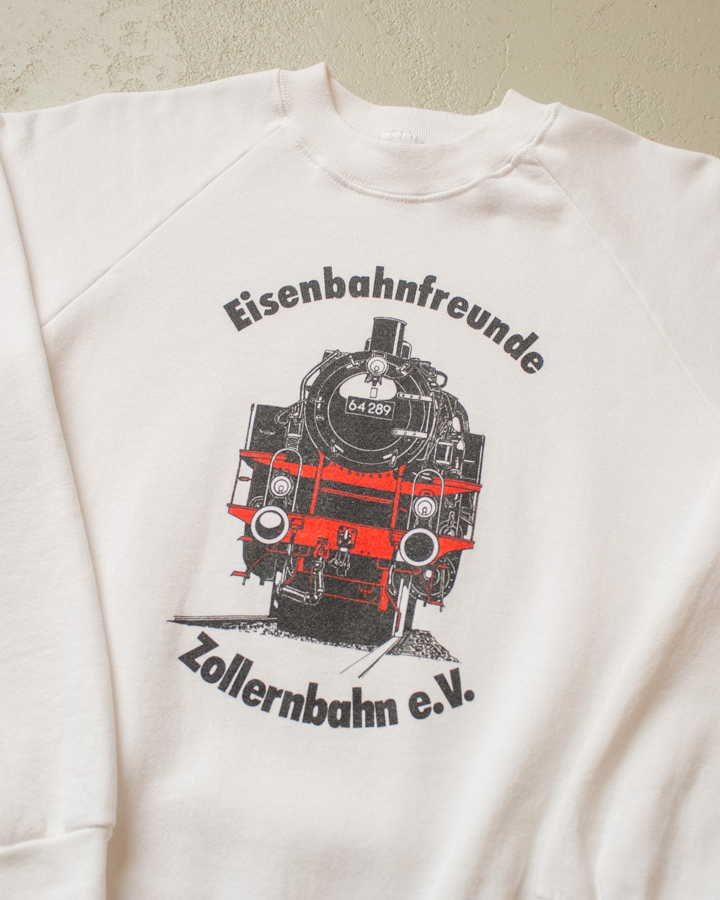 1990s Eisenbahnfreunde Sweatshirt white - S/M