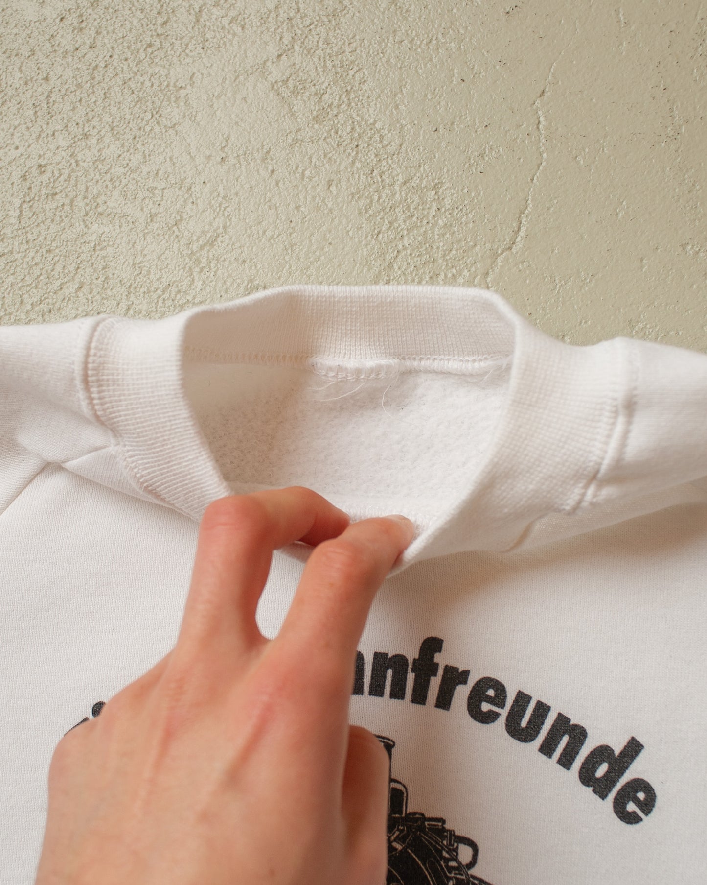 1990s Eisenbahnfreunde Sweatshirt white - S/M