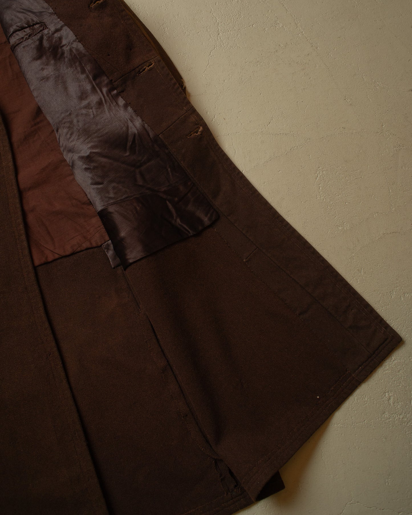 1930s damaged German Wool Sports Coat brown - M