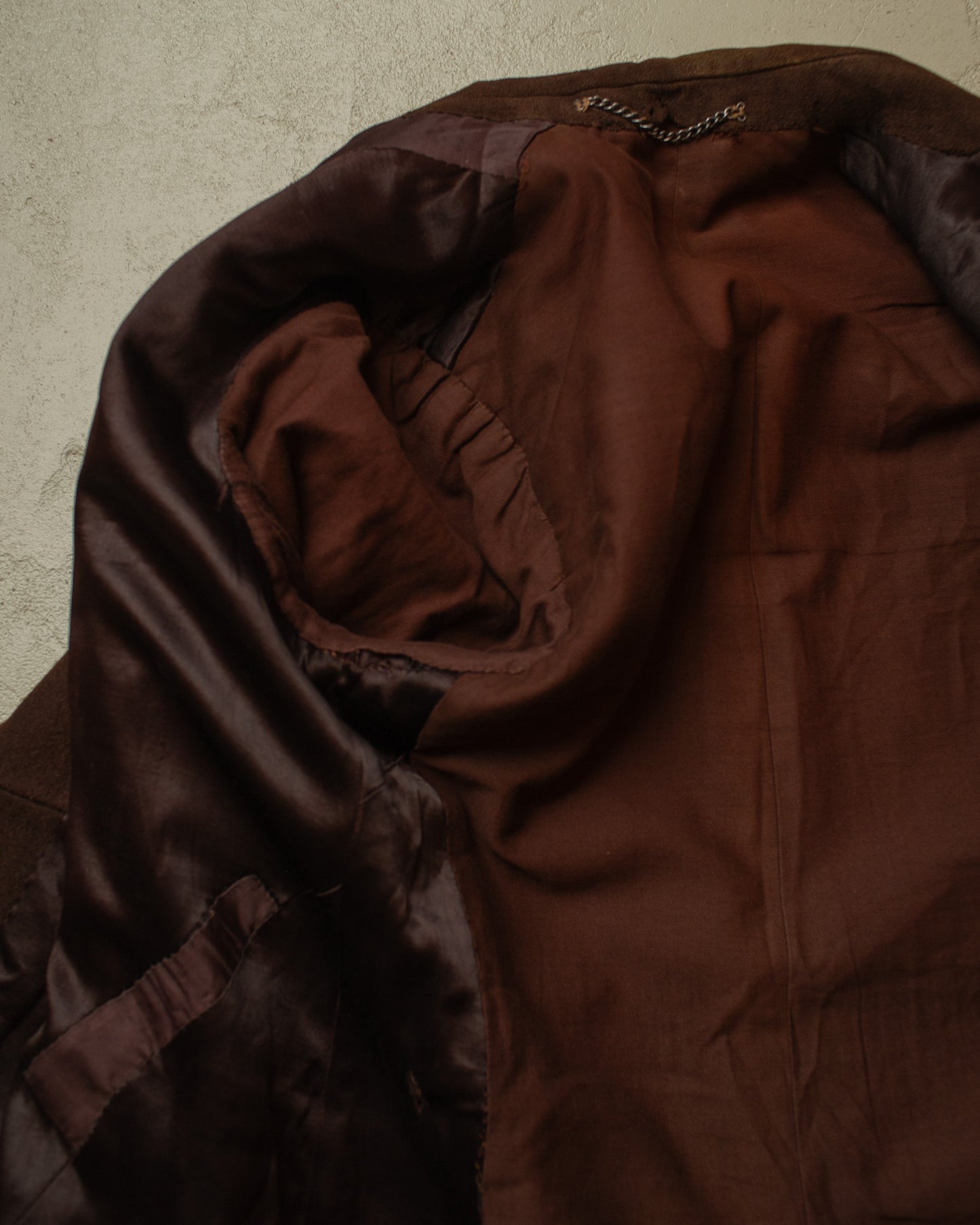 1930s damaged German Wool Sports Coat brown - M