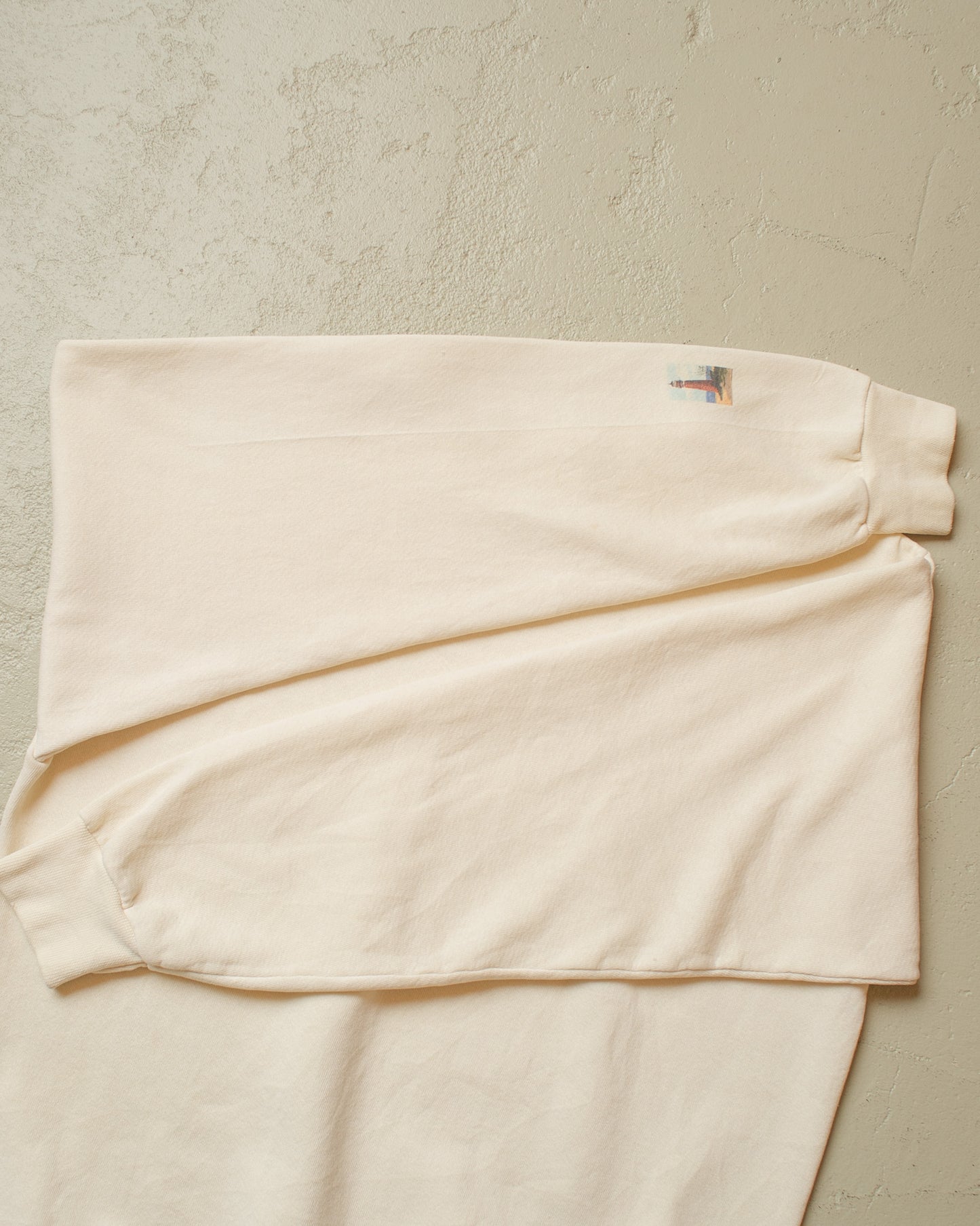 1990s Lighthouses Sweatshirt creme - M