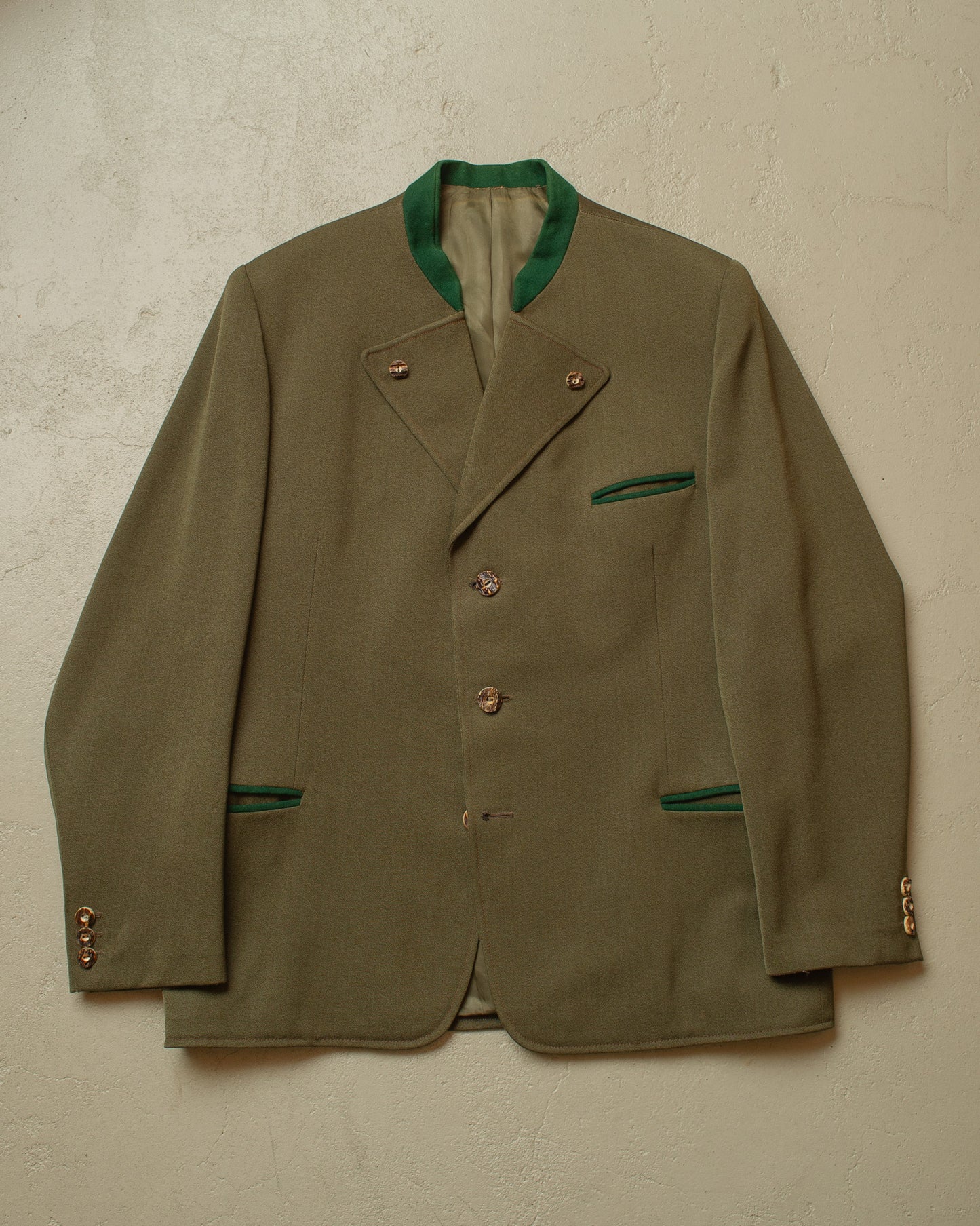 1950s German Traditional Suit Jacket brown - L