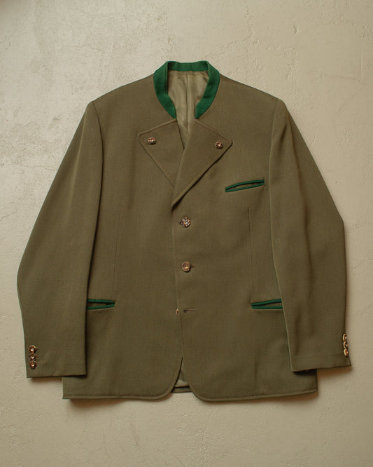 1950s German Traditional Suit Jacket brown - L