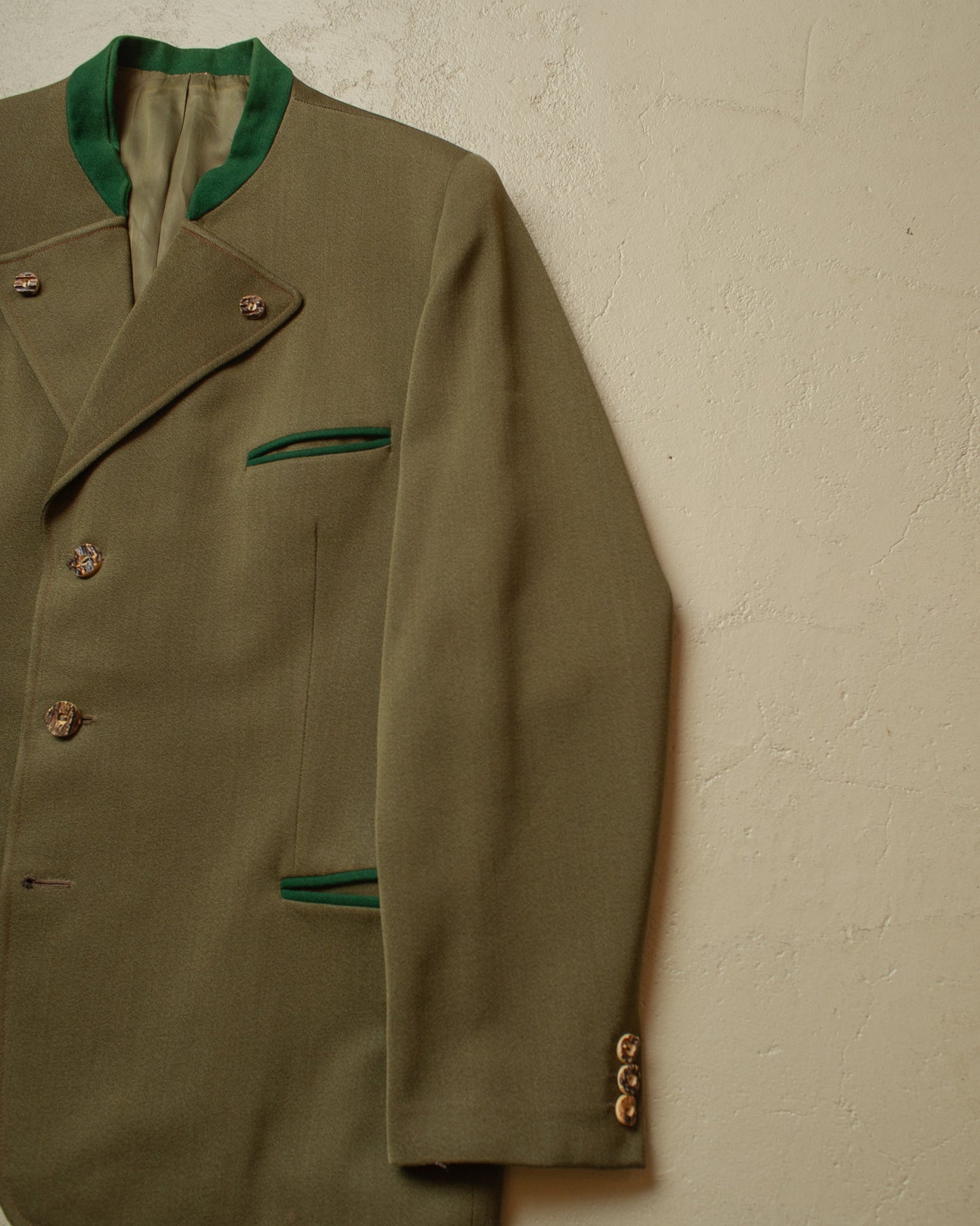 1950s German Traditional Suit Jacket brown - L