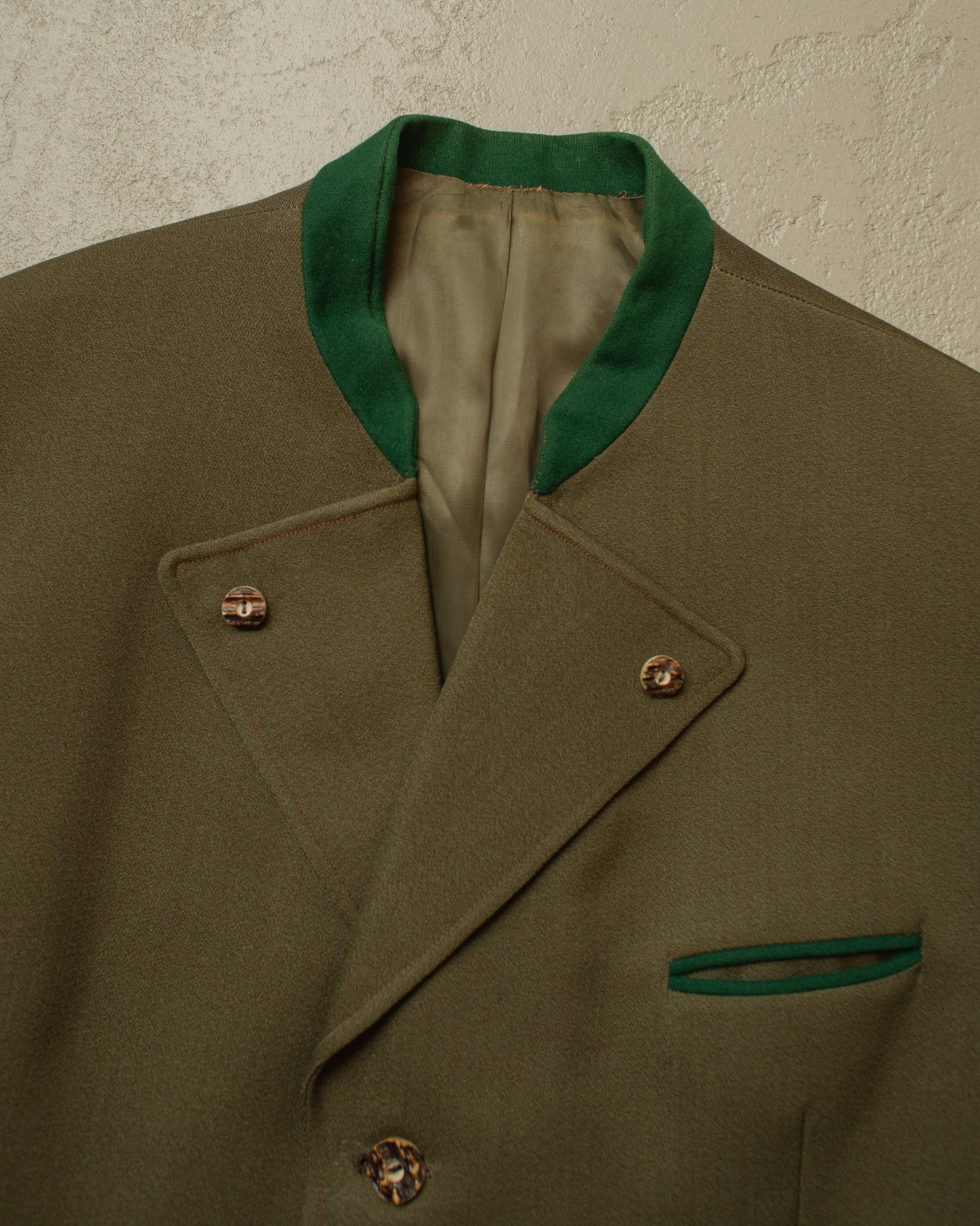 1950s German Traditional Suit Jacket brown - L