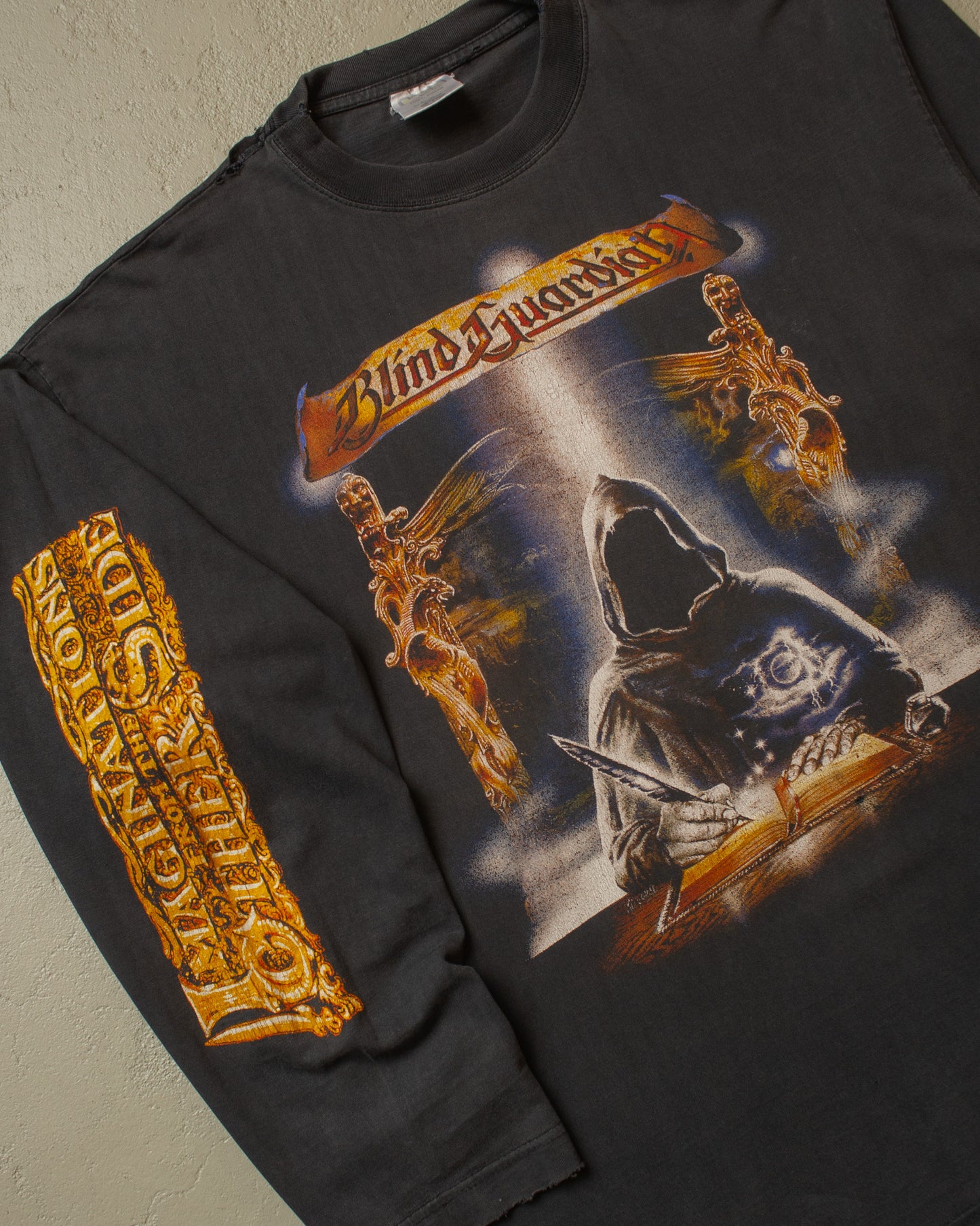 1995 distressed Blind Guardian Tour Longsleeve black - XL