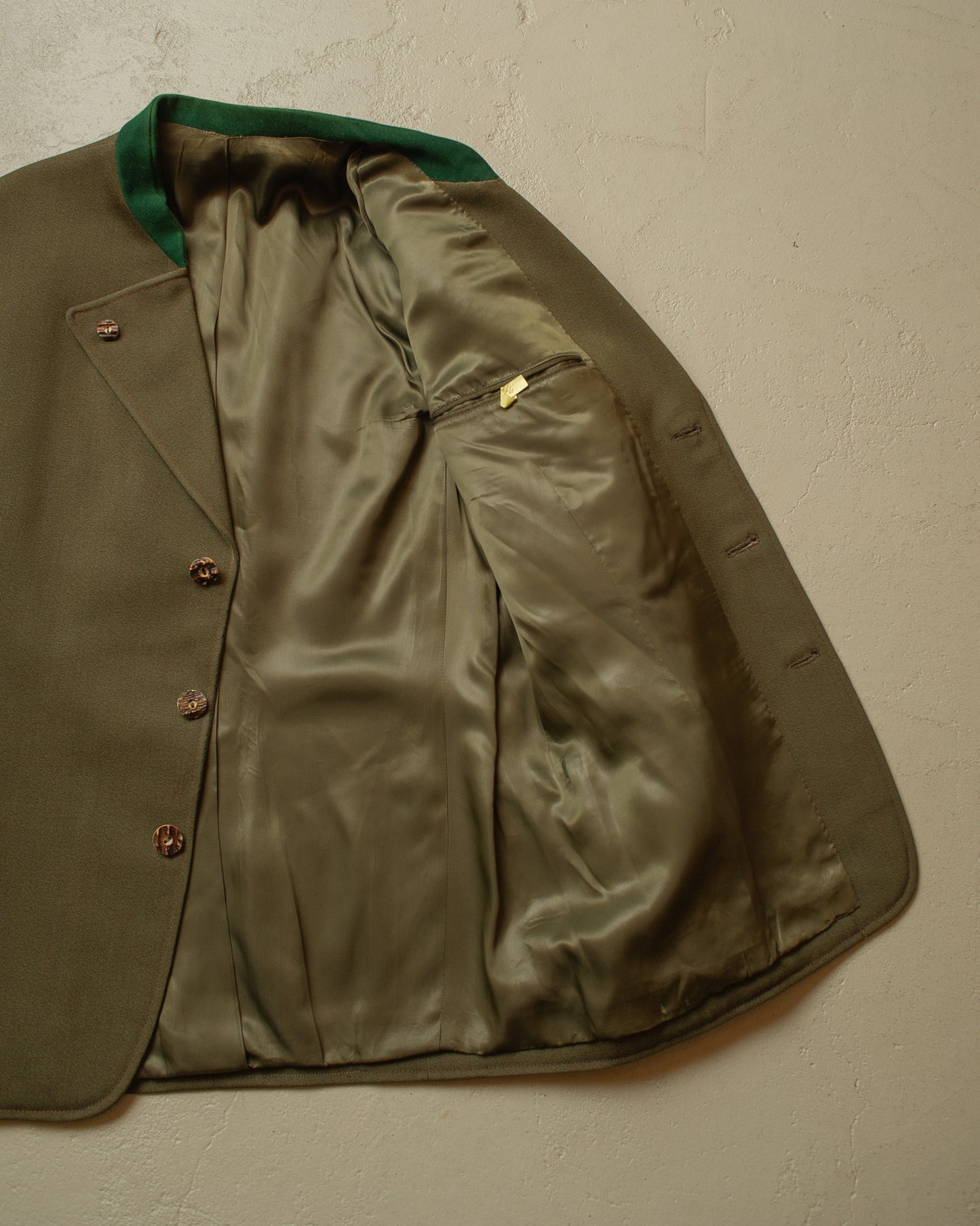 1950s German Traditional Suit Jacket brown - L