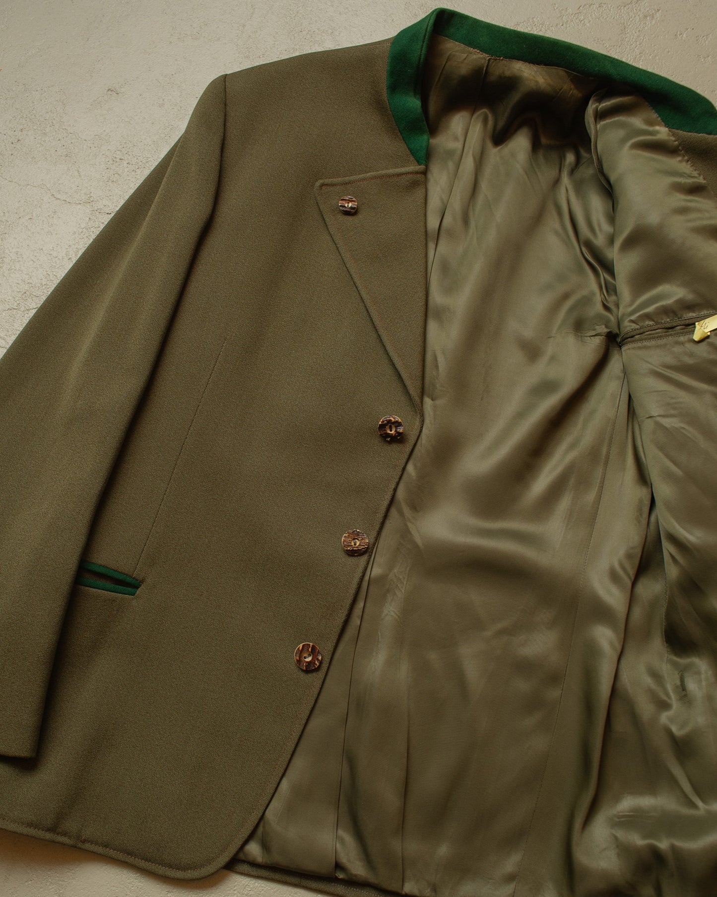 1950s German Traditional Suit Jacket brown - L