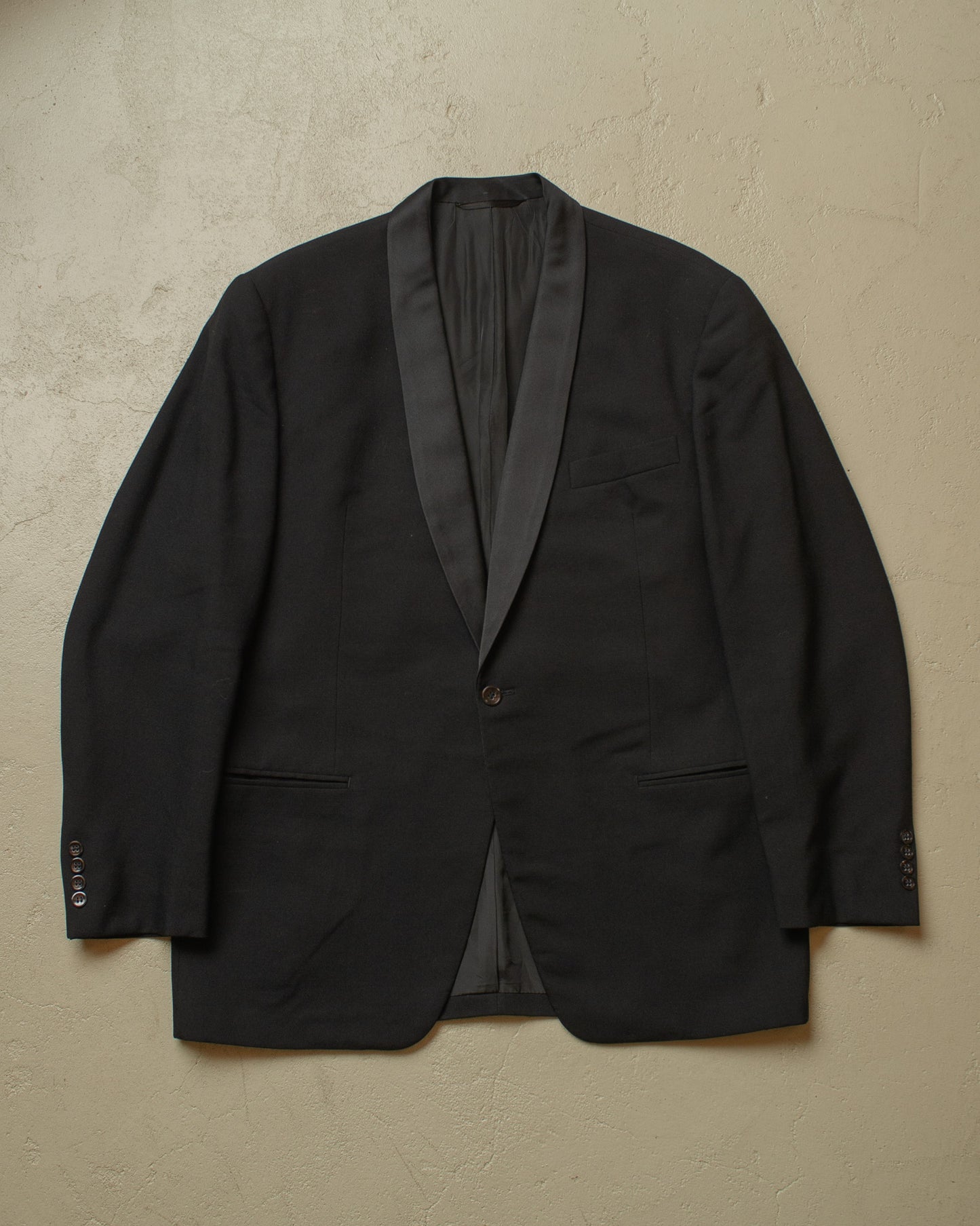 1960s/70s German Wool Smoking Set black - L/XL