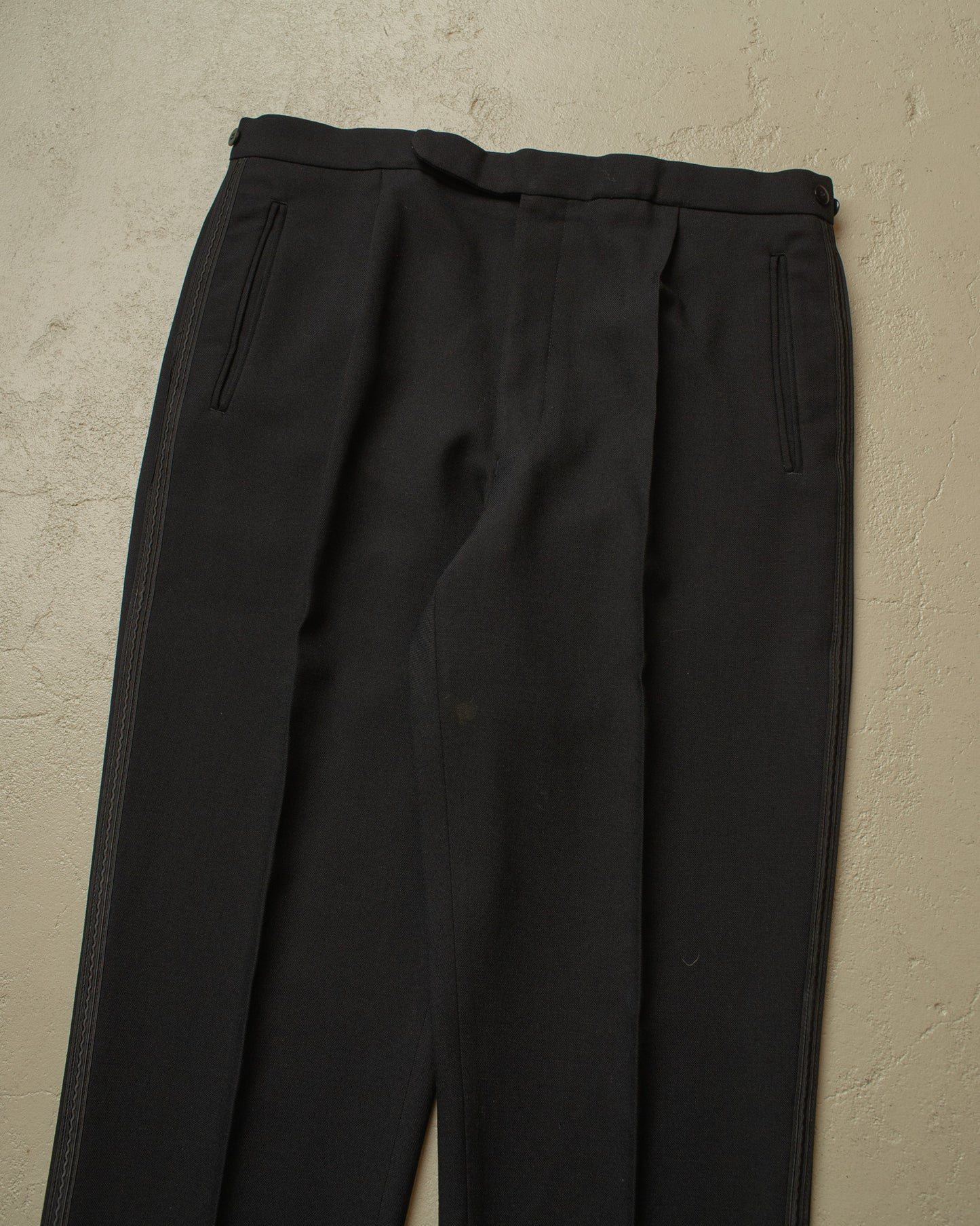 1960s/70s German Wool Smoking Set black - L/XL
