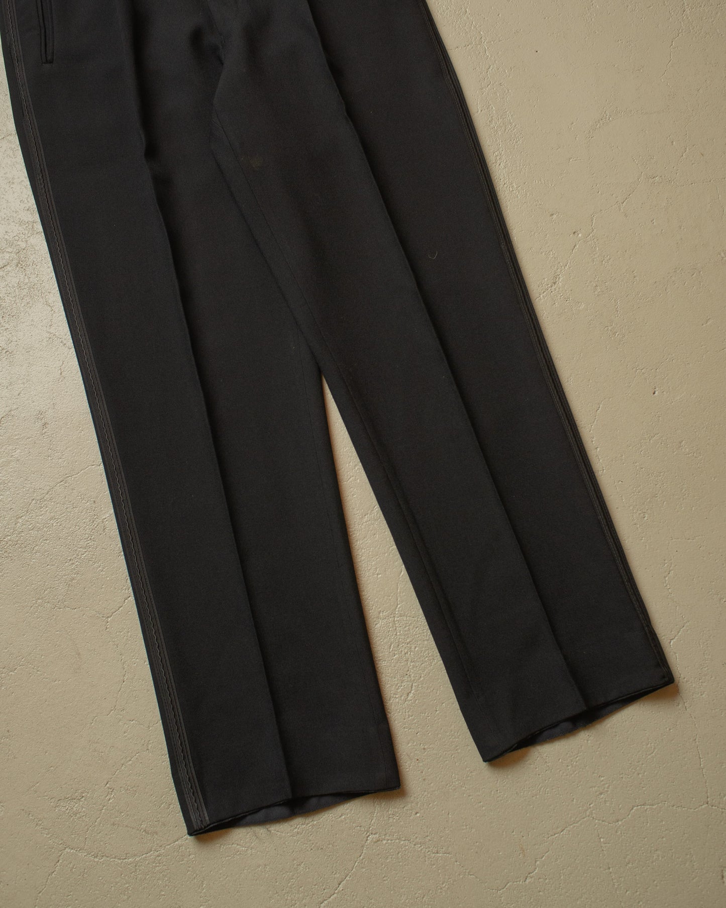 1960s/70s German Wool Smoking Set black - L/XL