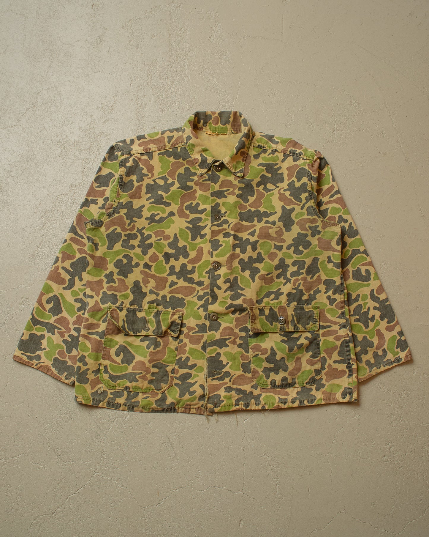 1960s Duck Camo Shirt Jacket - M/L