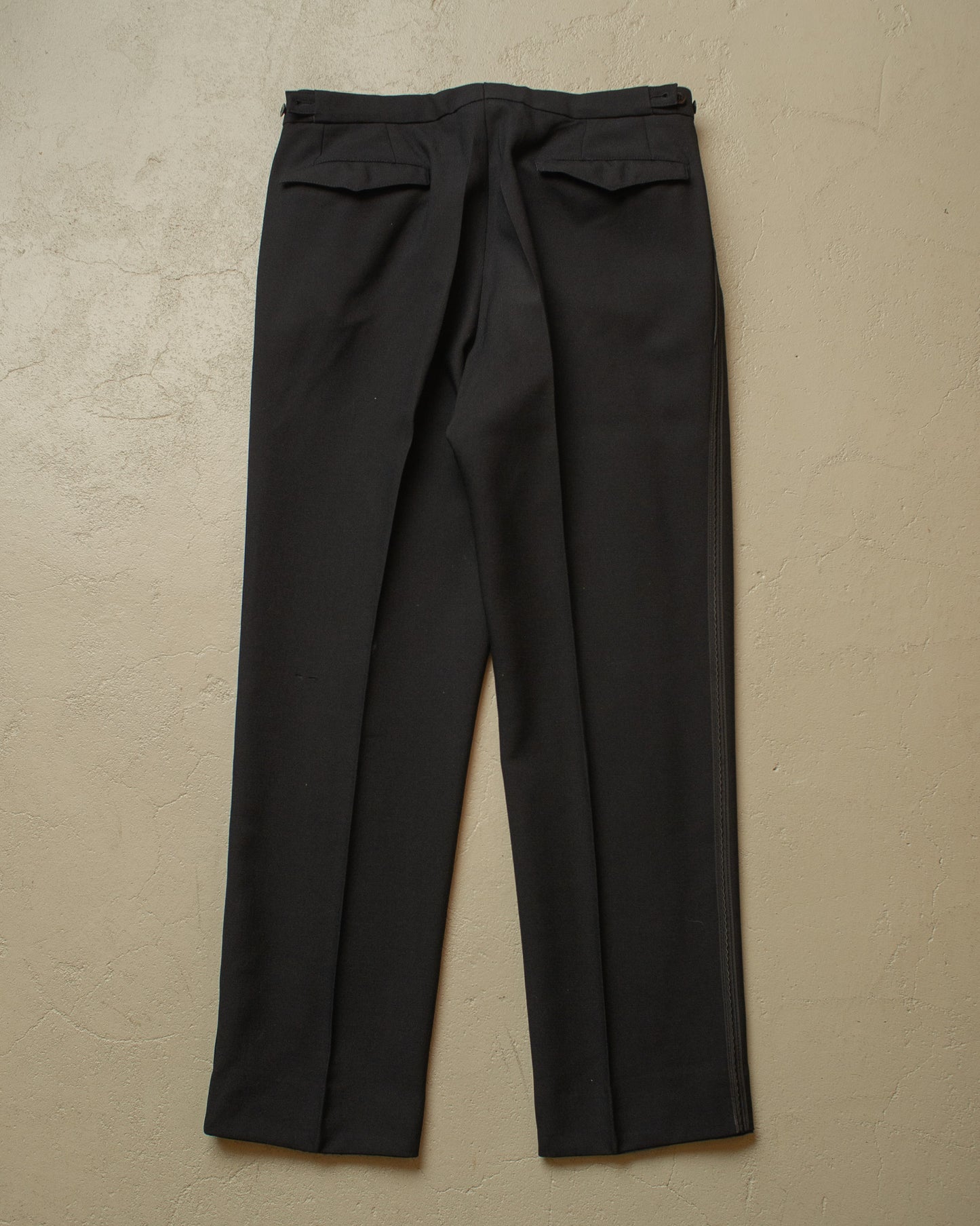 1960s/70s German Wool Smoking Set black - L/XL
