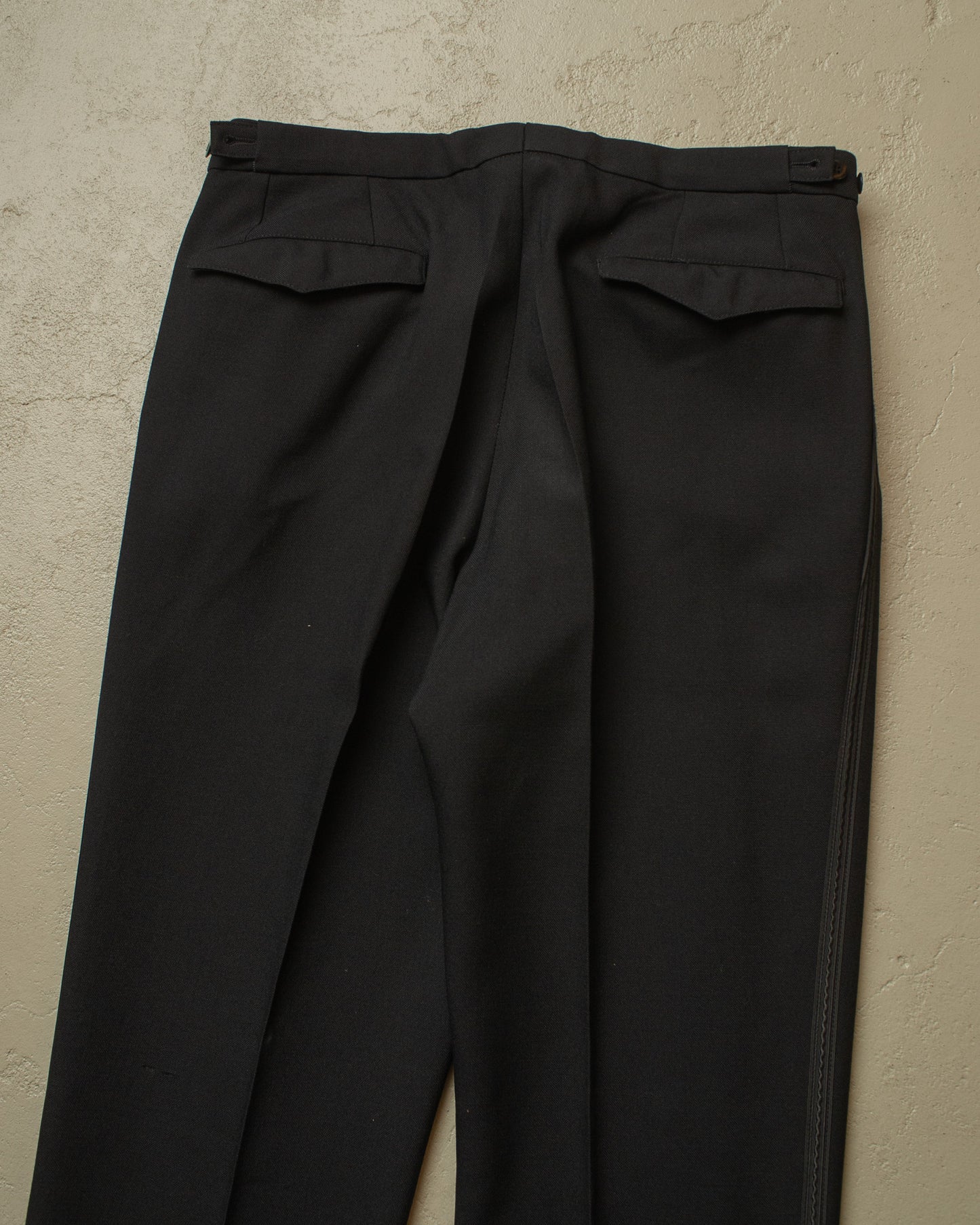 1960s/70s German Wool Smoking Set black - L/XL