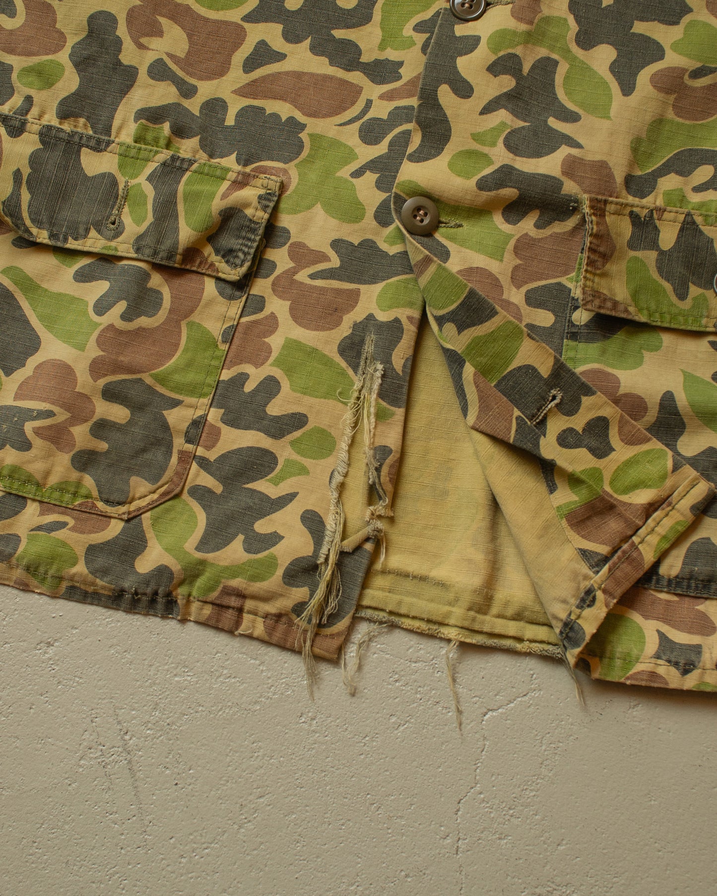 1960s Duck Camo Shirt Jacket - M/L