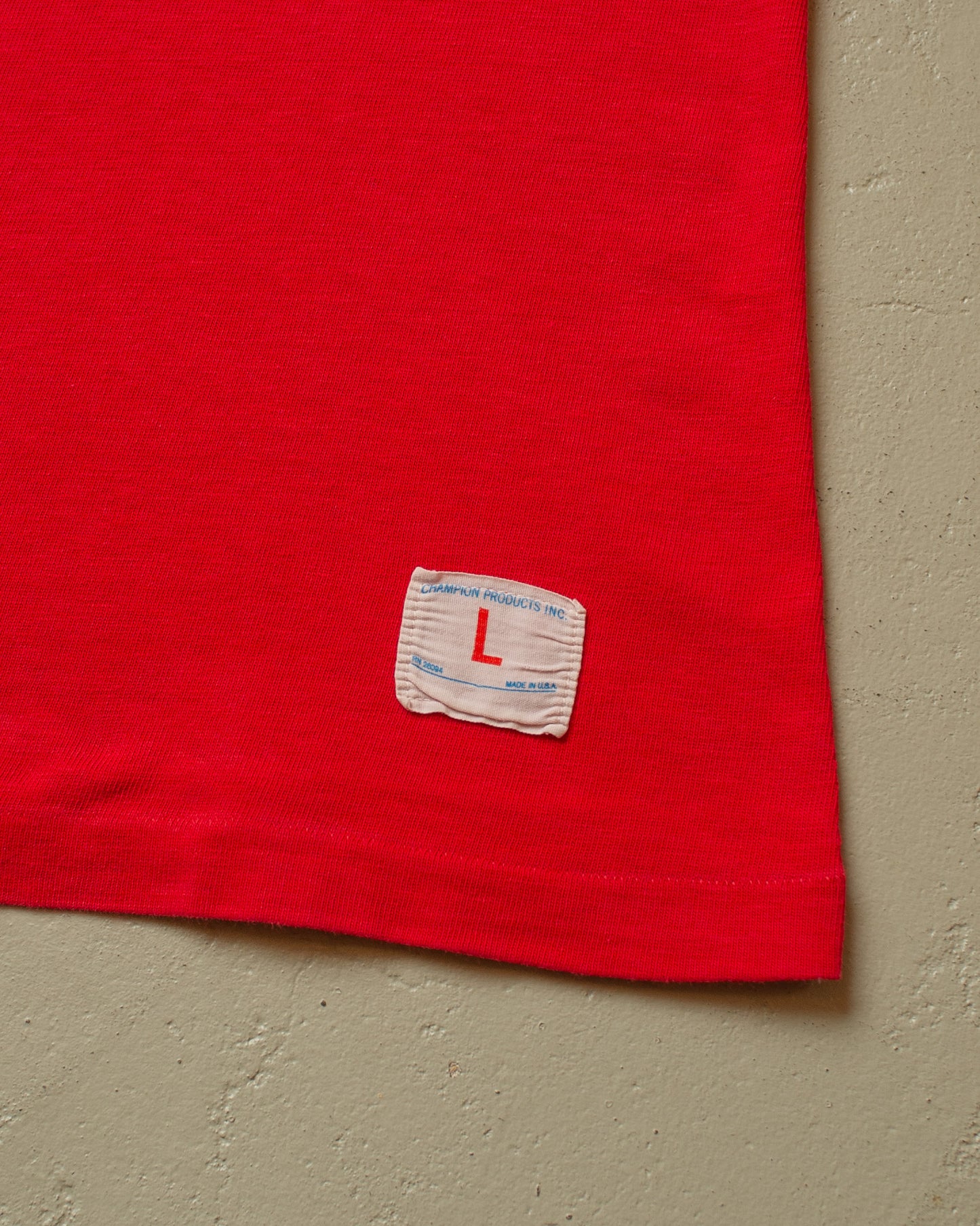 1970s Champion New York Big Apple Jersey red - M/L