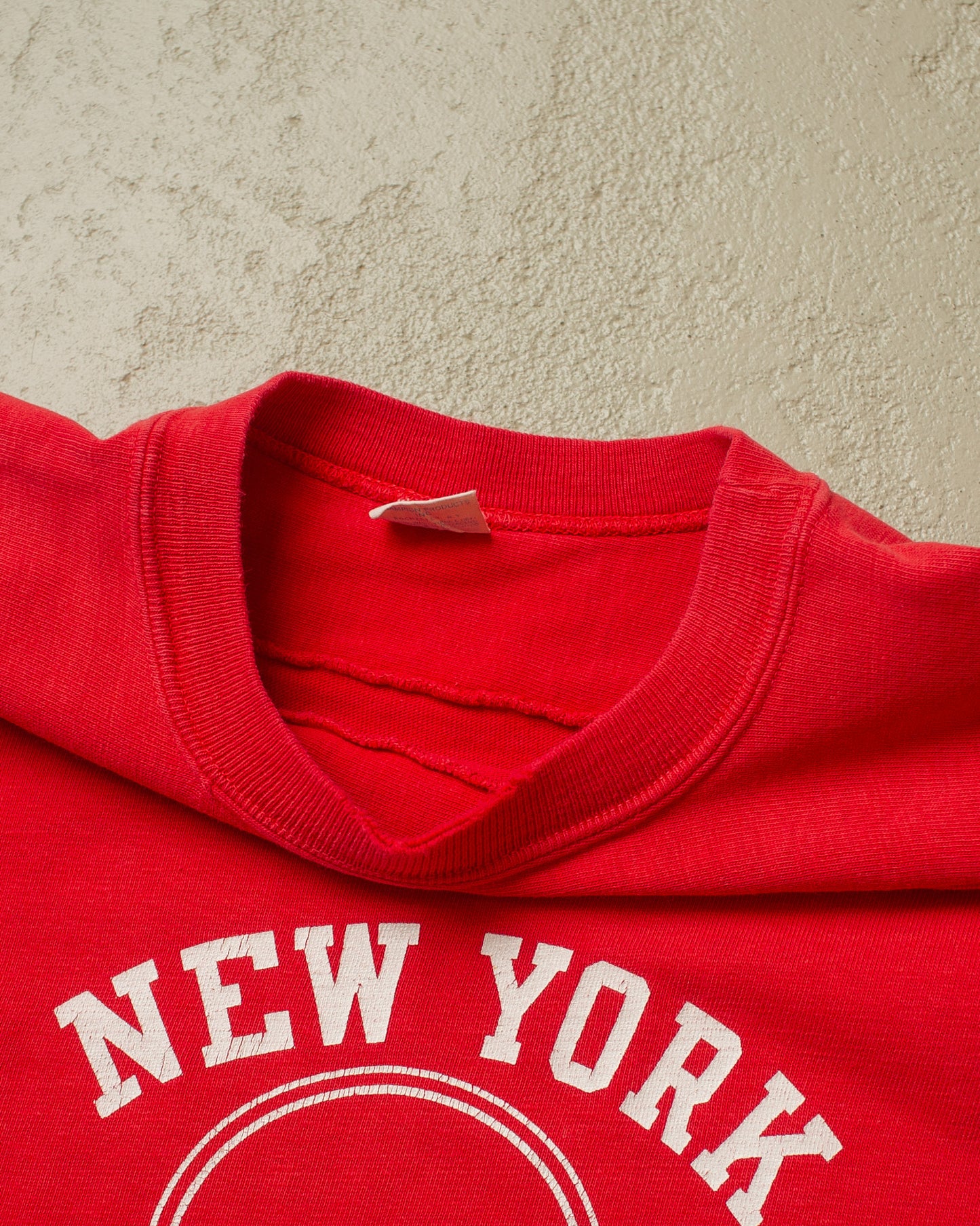 1970s Champion New York Big Apple Jersey red - M/L