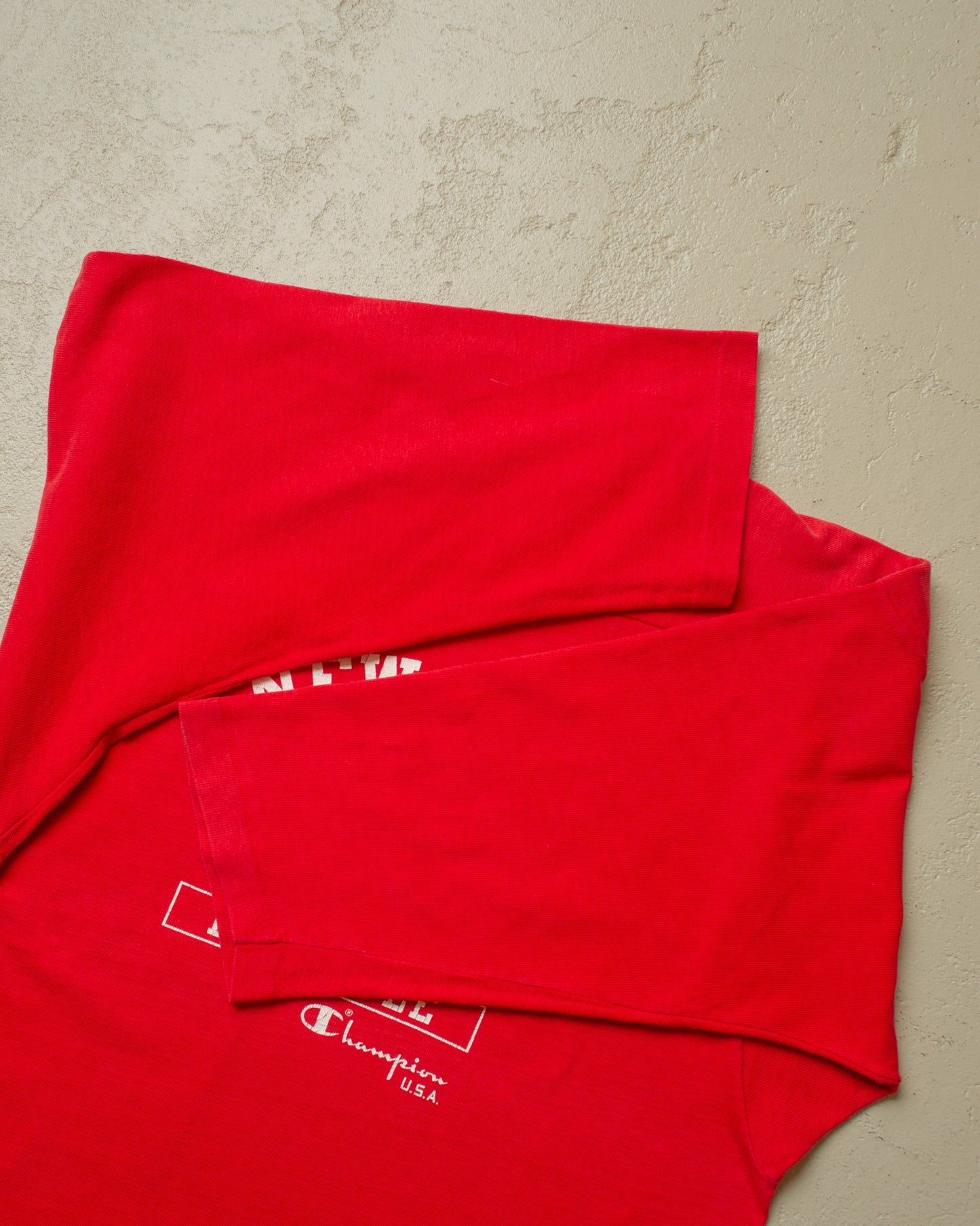 1970s Champion New York Big Apple Jersey red - M/L