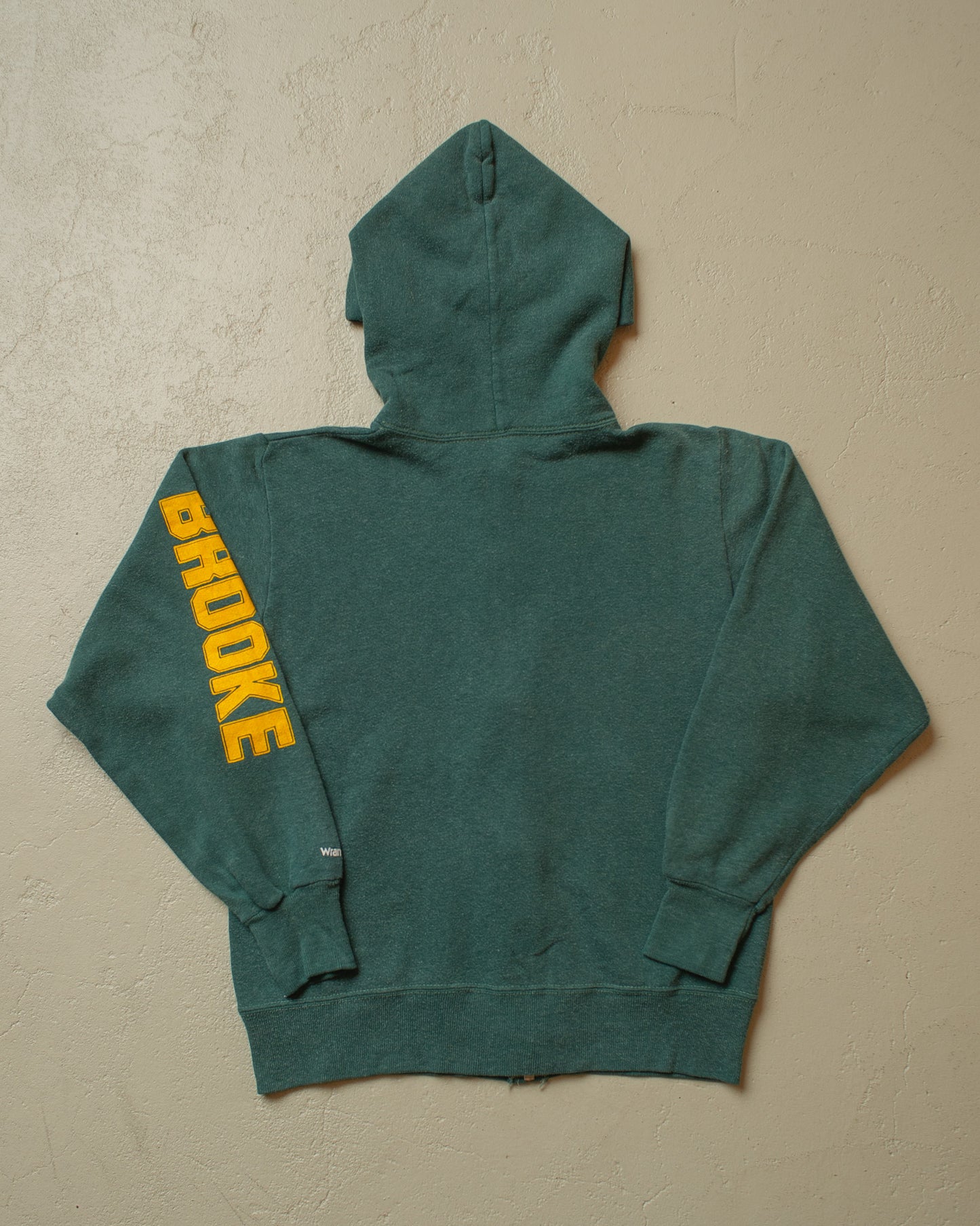 1970s Wrangler Zip Hoodie green - XS/S