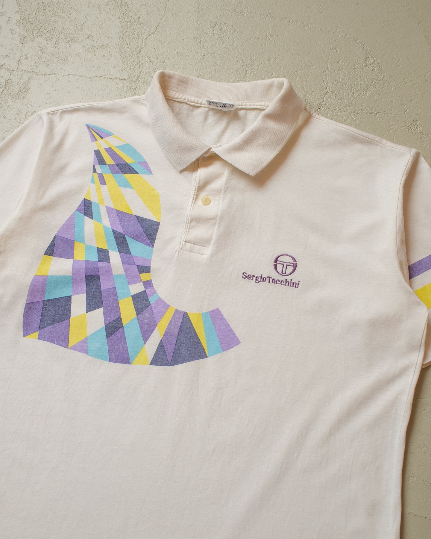 1980s/90s Sergio Tacchini Polo Shirt - L/XL