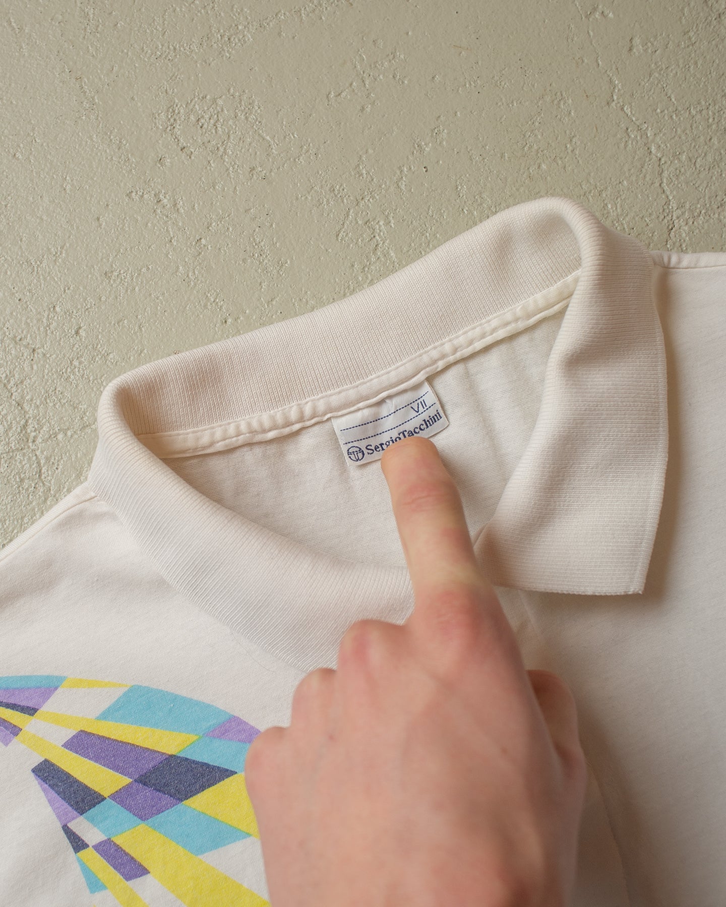 1980s/90s Sergio Tacchini Polo Shirt - L/XL