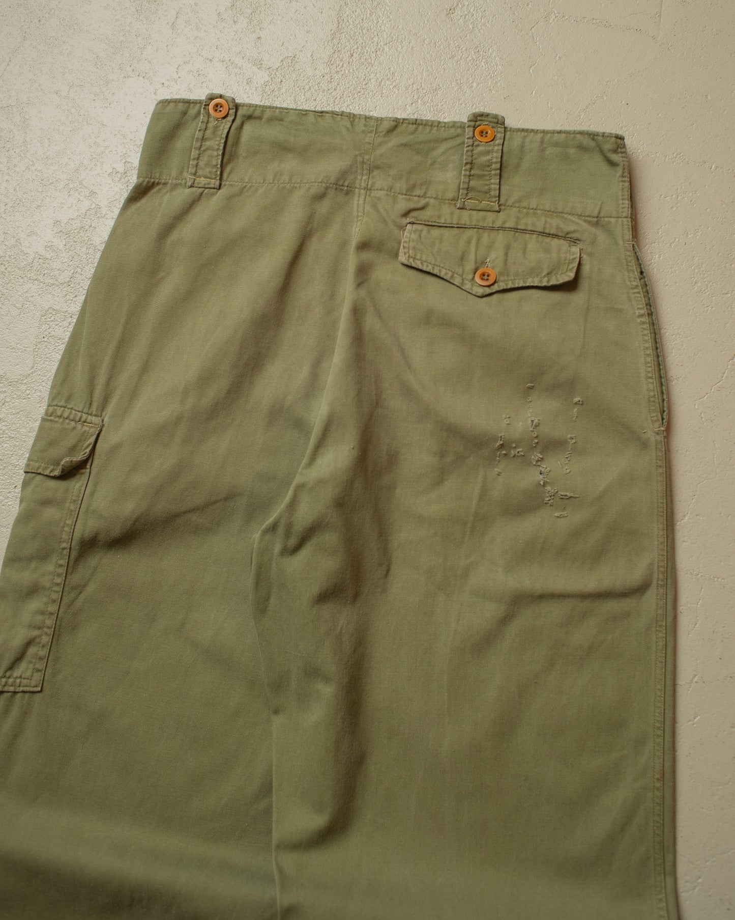 1956 Belgium Army Drill Pants khaki - W34 L31
