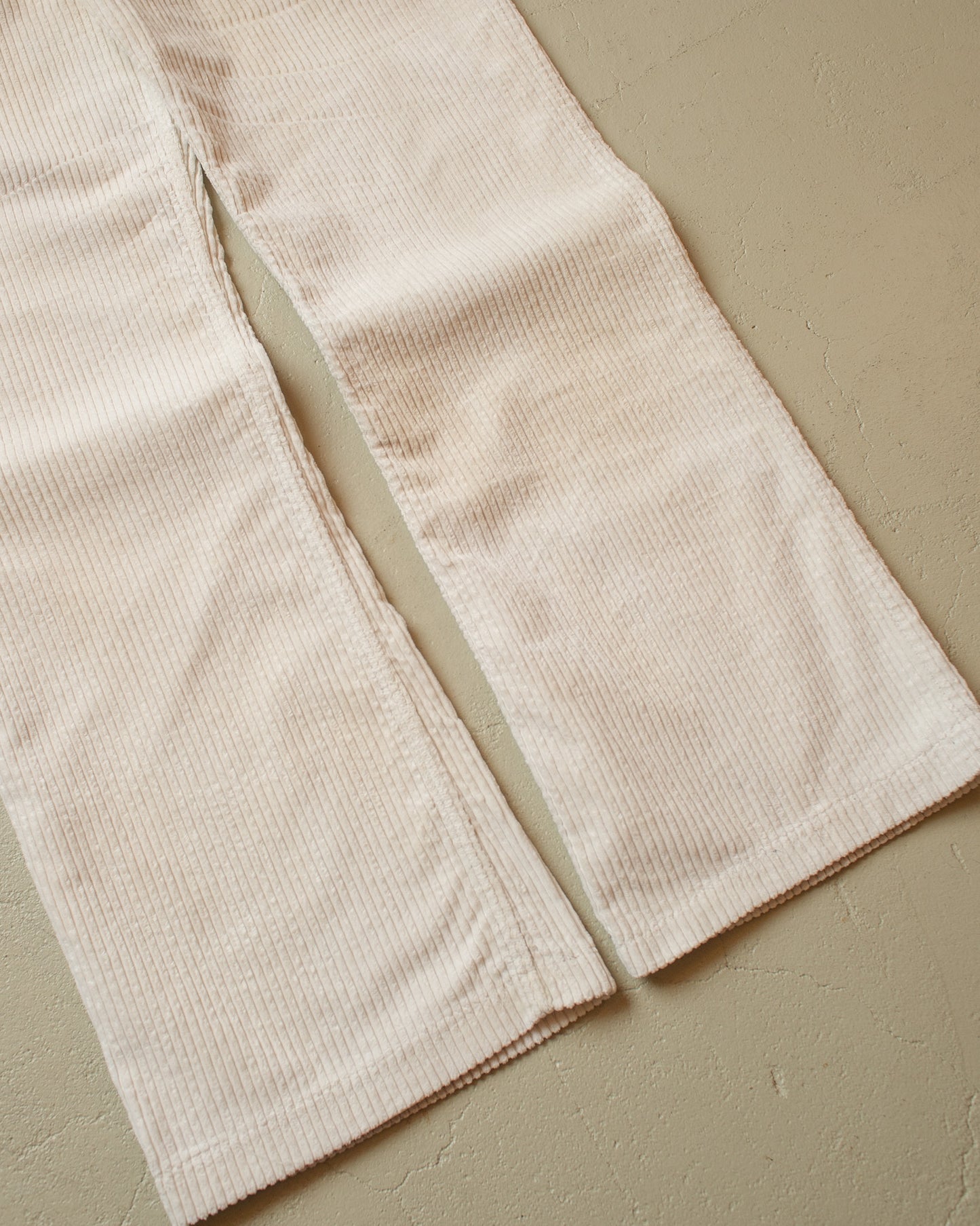 1970s Levi´s Corduroy Flared Pants white - W36 L31