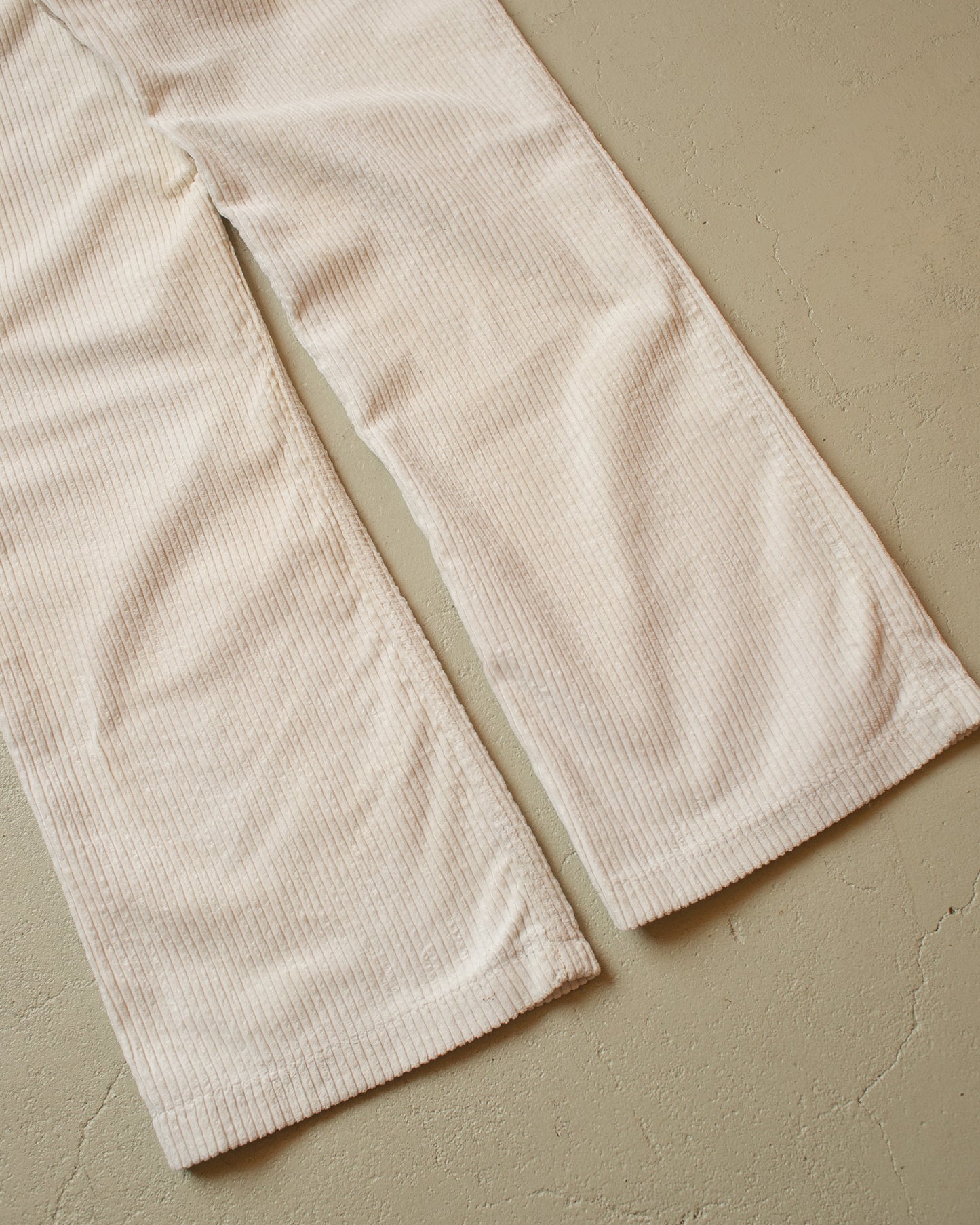 1970s Levi´s Corduroy Flared Pants white - W36 L31
