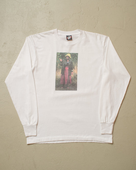 1990s Selfmade Longsleeve T-shirt white - M/L