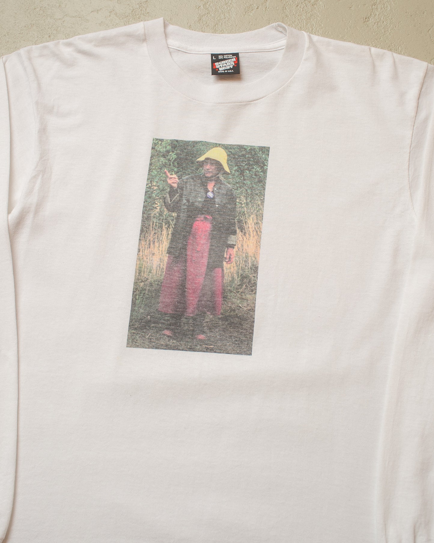 1990s Selfmade Longsleeve T-shirt white - M/L