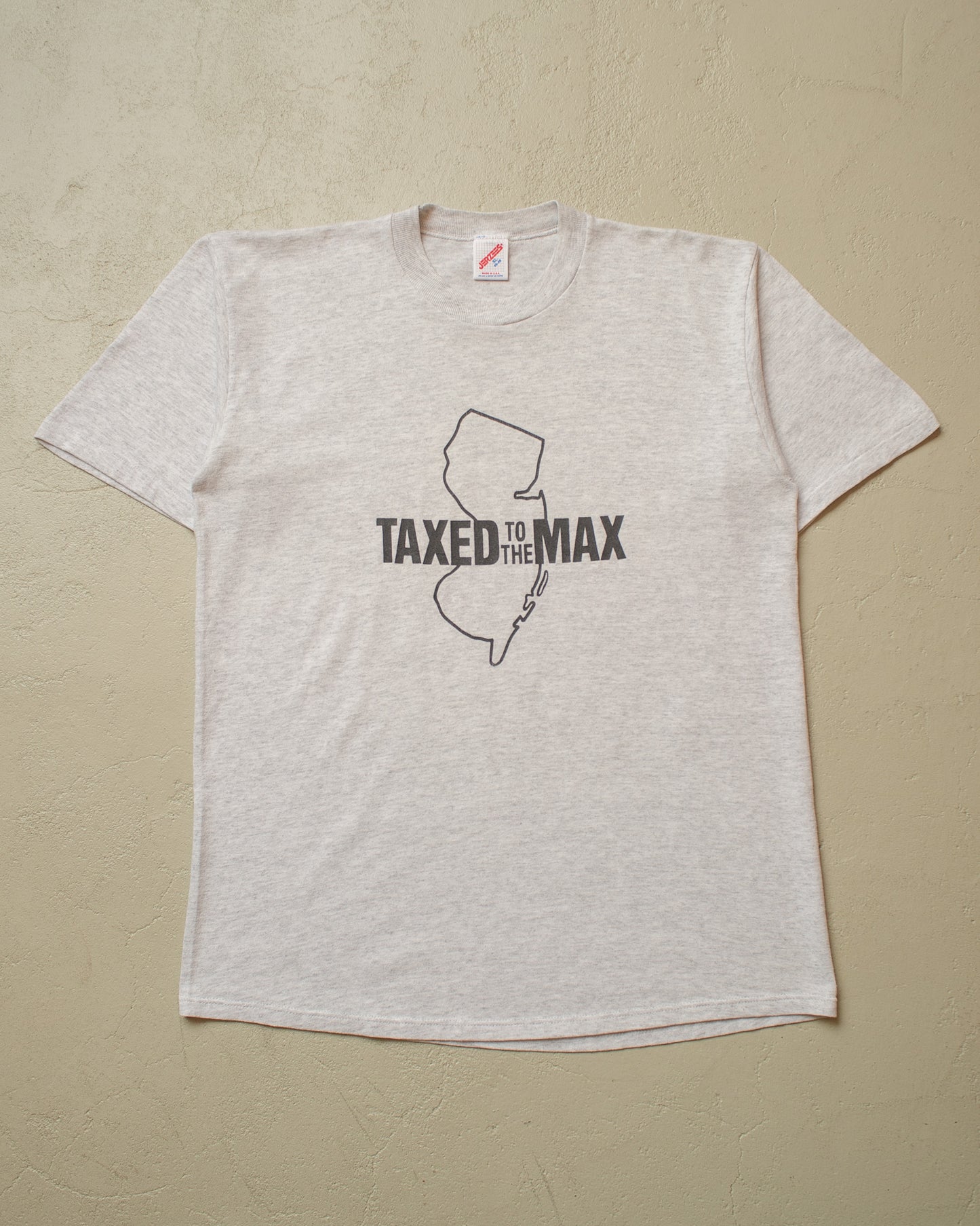 1980s/90s "Taxed to the Max" T-shirt grey - L