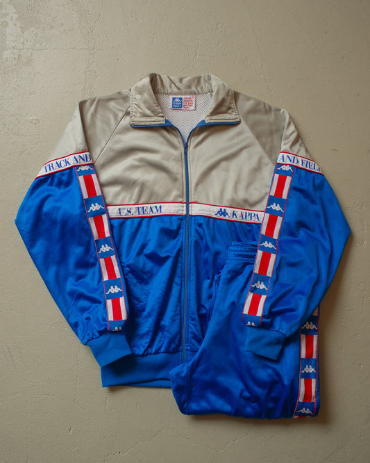 1980s Kappa USA Track & Field Track Suit - L