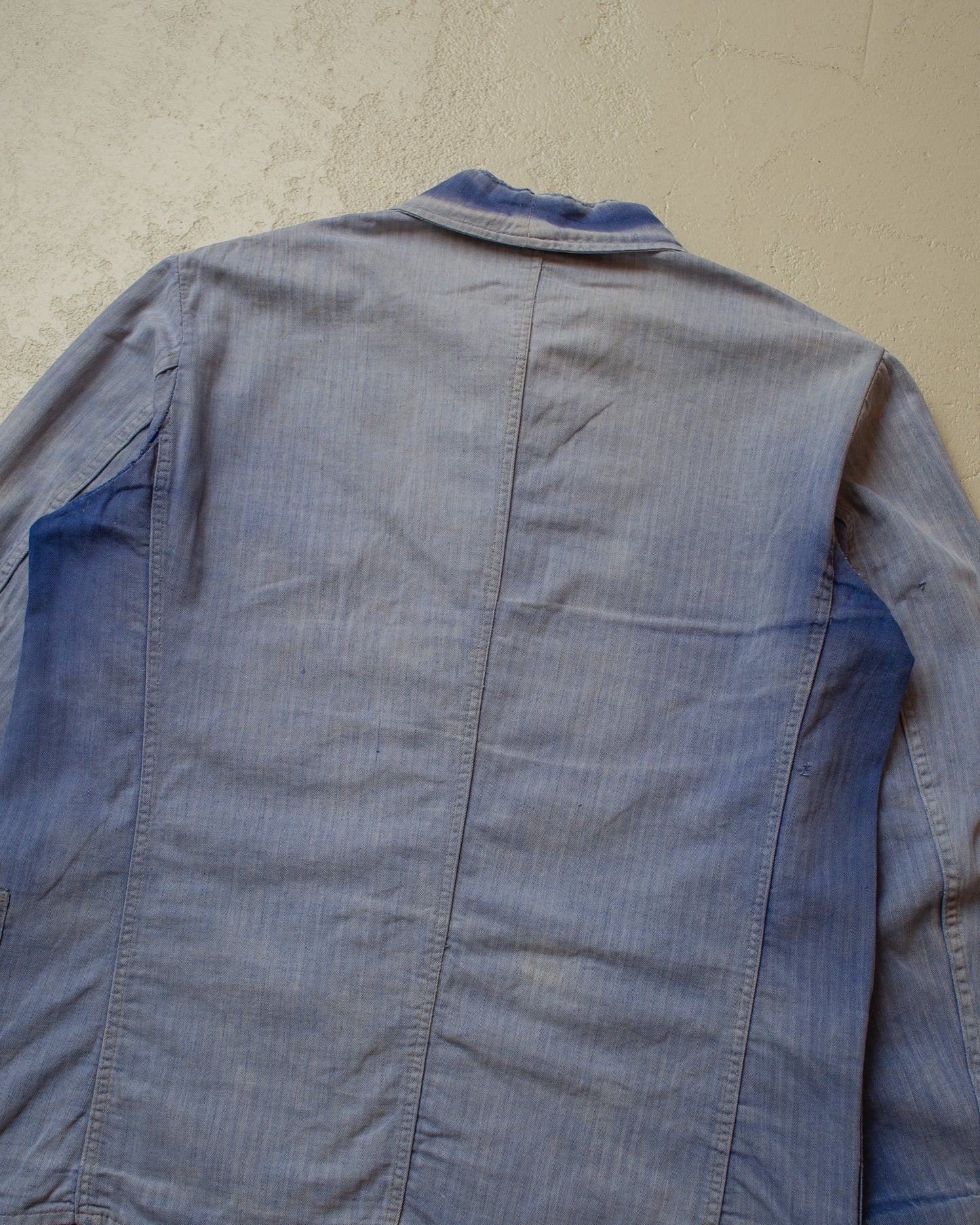 1950s Sunfaded German Work Jacket blue - M/L