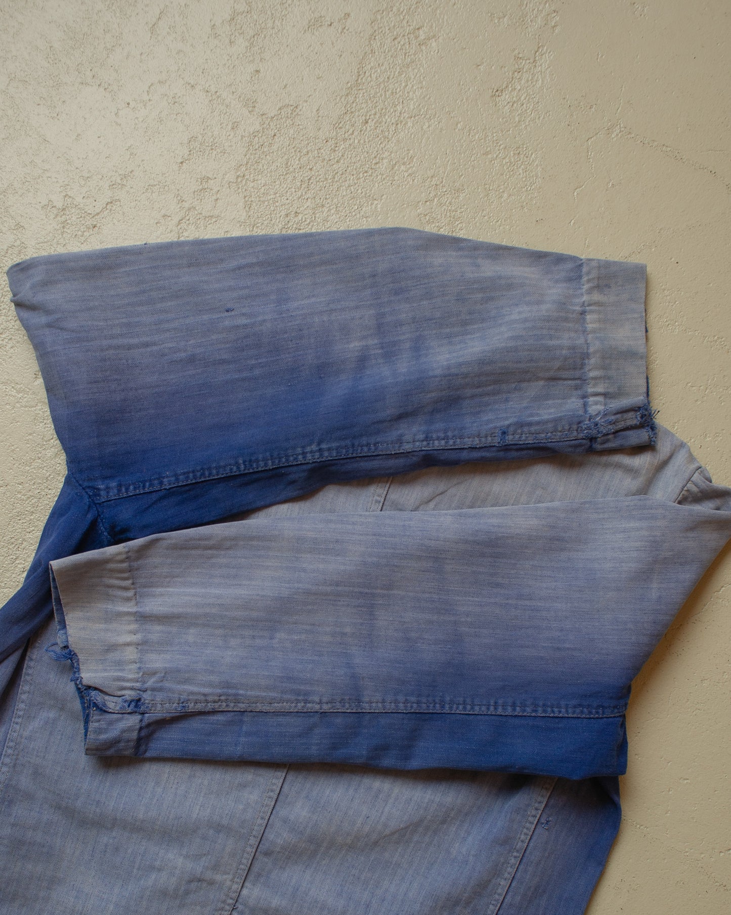 1950s Sunfaded German Work Jacket blue - M/L