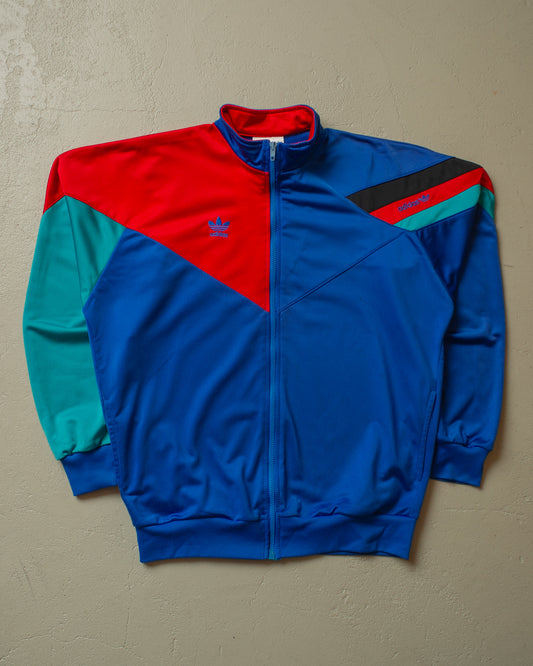 1990s Adidas Colorblock Track Jacke multi - L/XL