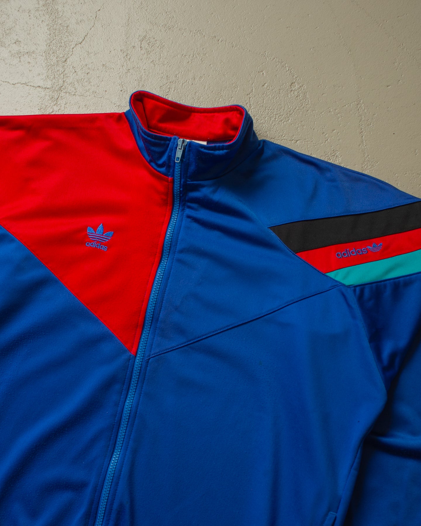 1990s Adidas Colorblock Track Jacke multi - L/XL
